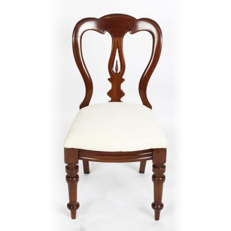 Vintage Harrods Dining Table 20th Century and 12 Dining Chairs, 19th Century 12