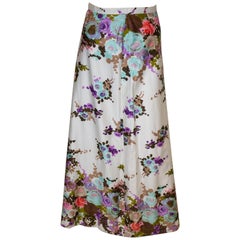 Retro Harrods Floral Skirt