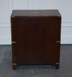 Vintage Harrods Kennedy Military Campaign Chest of Drawers