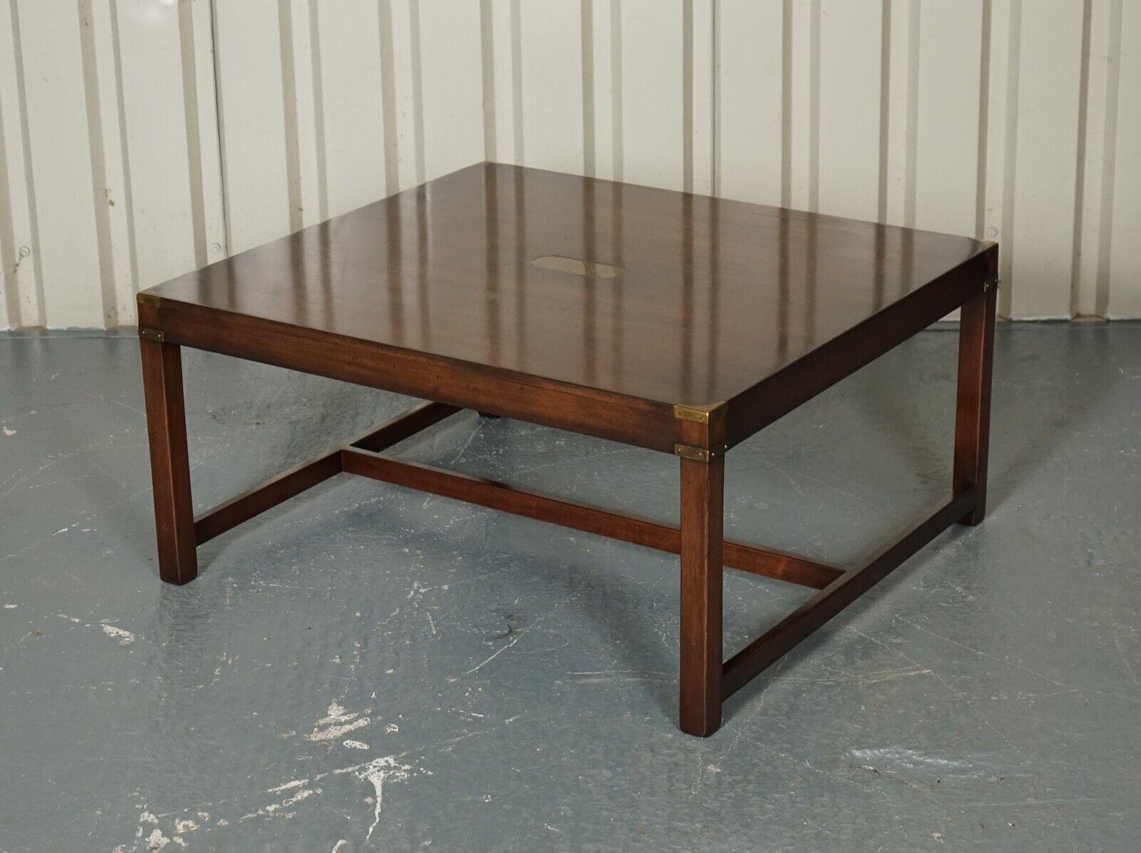 20th Century Vintage Harrods Kennedy Military Campaign Coffee Table