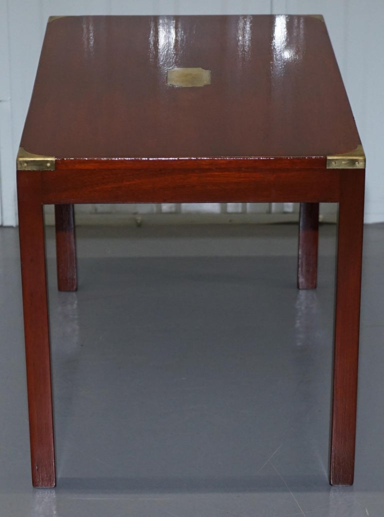 Vintage Harrods London Mahogany and Brass Military ...