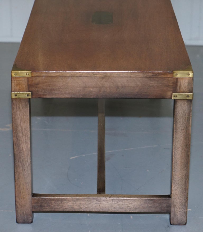 Vintage Harrods London Mahogany and Brass Military ...