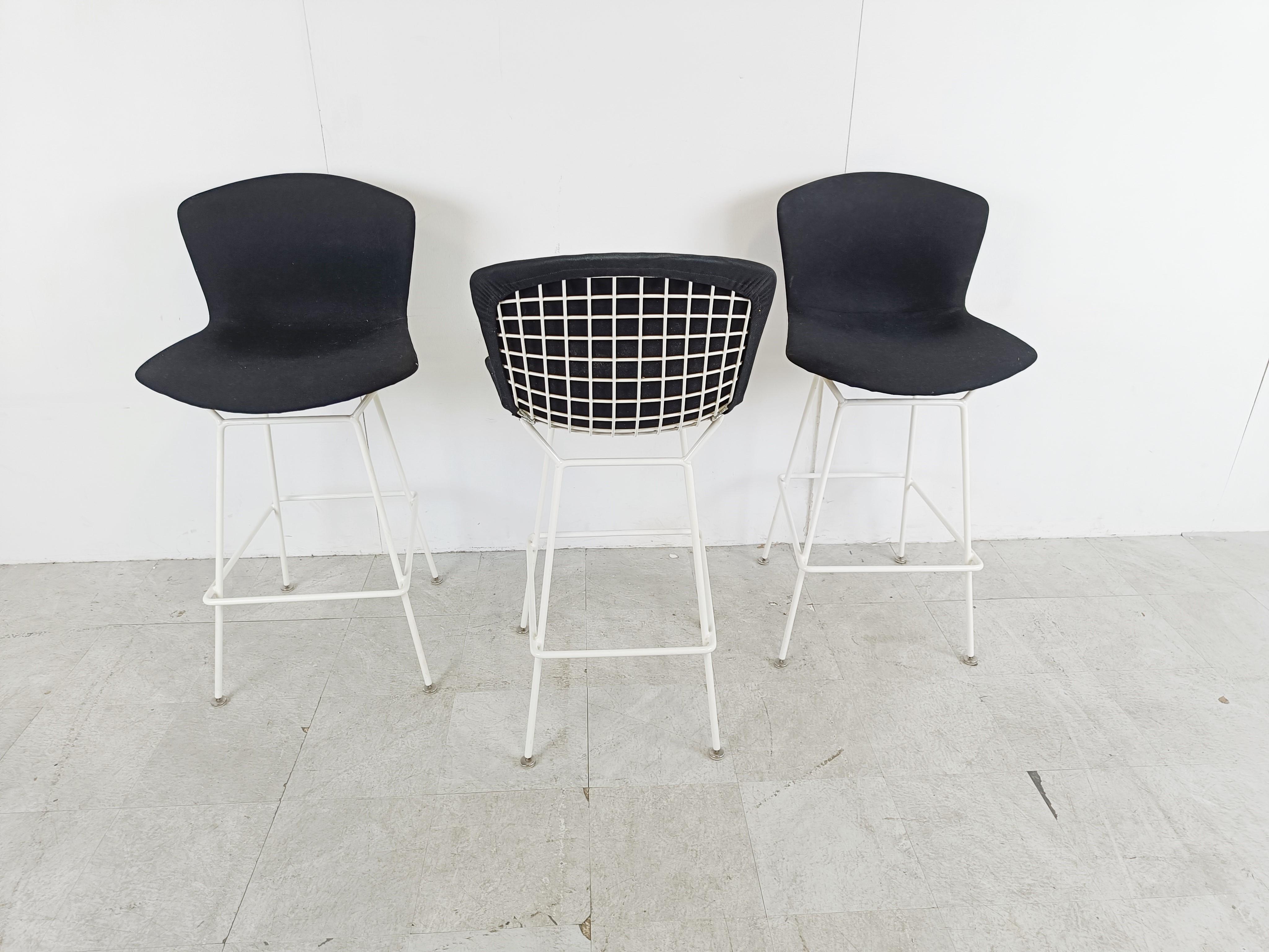 Metal Vintage Harry Bertoia Bar stools , 1980s For Sale