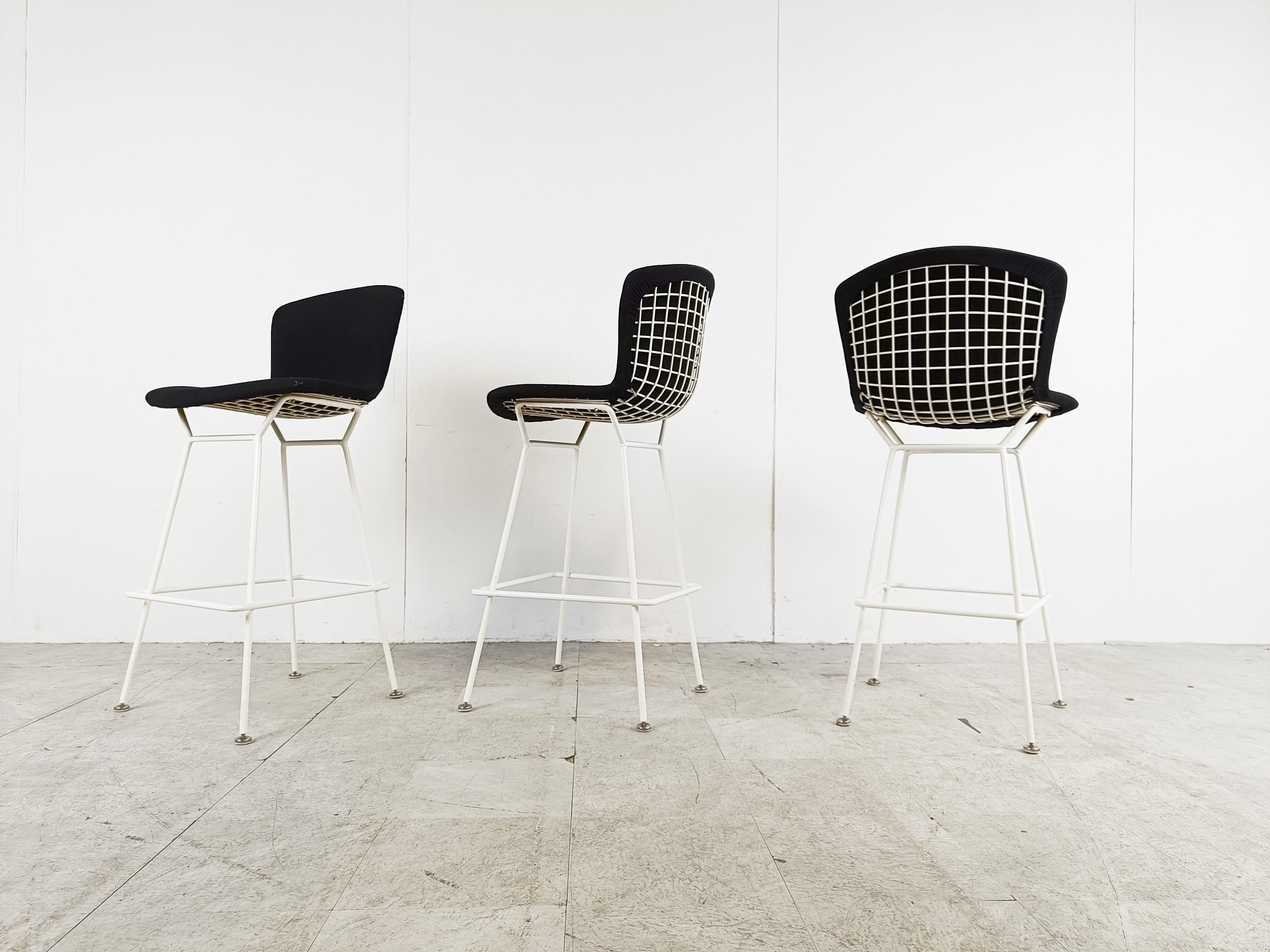 Metal Vintage Harry Bertoia Bar stools , 1980s