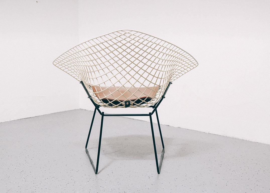 bertoia diamond chair vintage