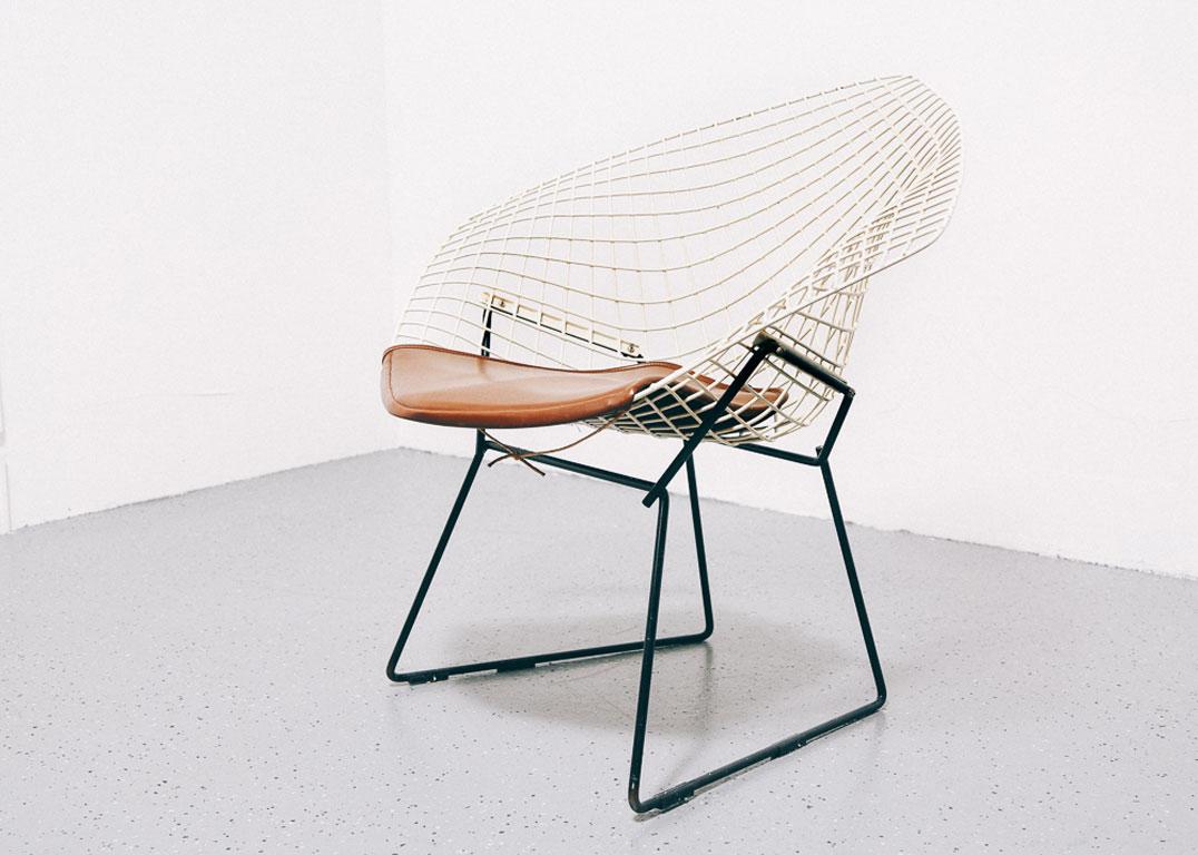 Mid-20th Century Vintage Harry Bertoia 'Diamond' Chair for Knoll