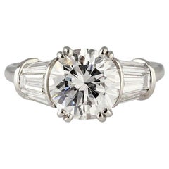 Vintage Harry Winston 2.02 Carat Diamond Engagement Ring GIA, circa 1980s