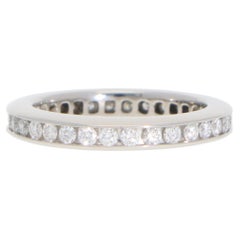 Harry Winston Eternity Channel-Ring aus Platin mit Diamanten, Vintage