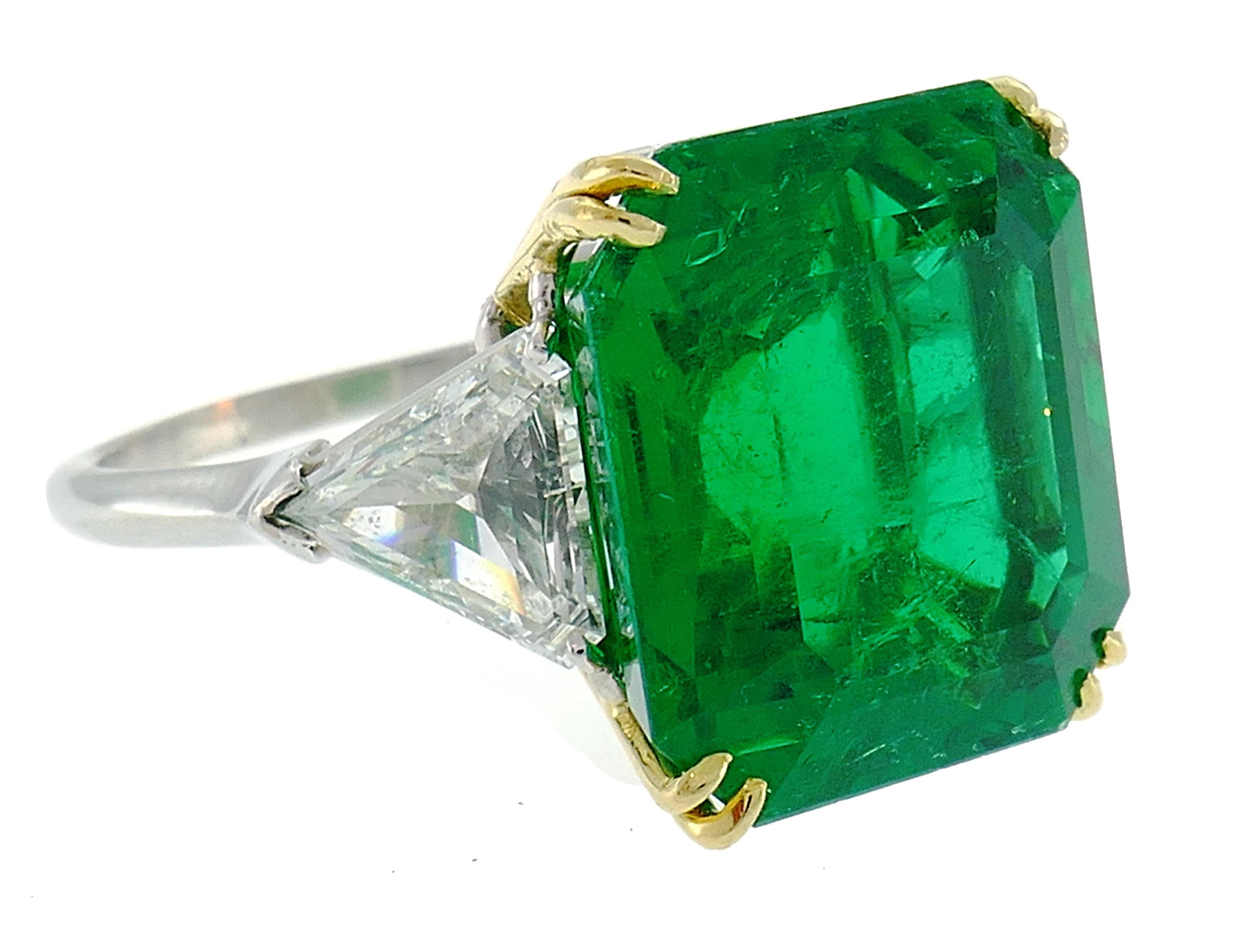 classic winston emerald-cut emerald ring