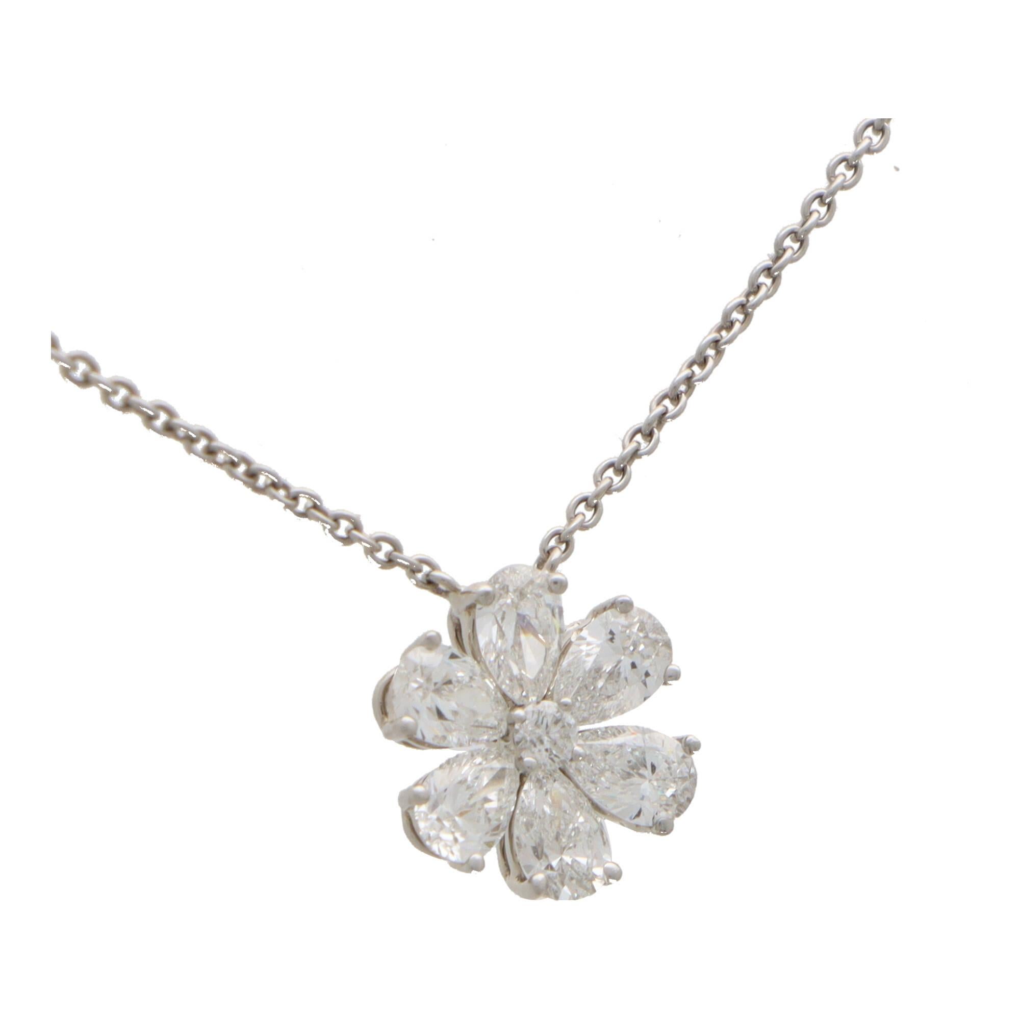 harry winston flower necklace