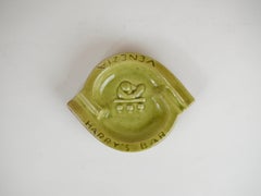 Vintage Harry’s Bar Venezia Ceramic Ashtray – Mid-Century Modern Icon