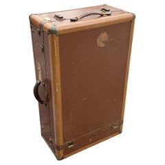 Vintage Hartmann Gibraltarized Hard Case Steamer Trunk Luggage 1940
s