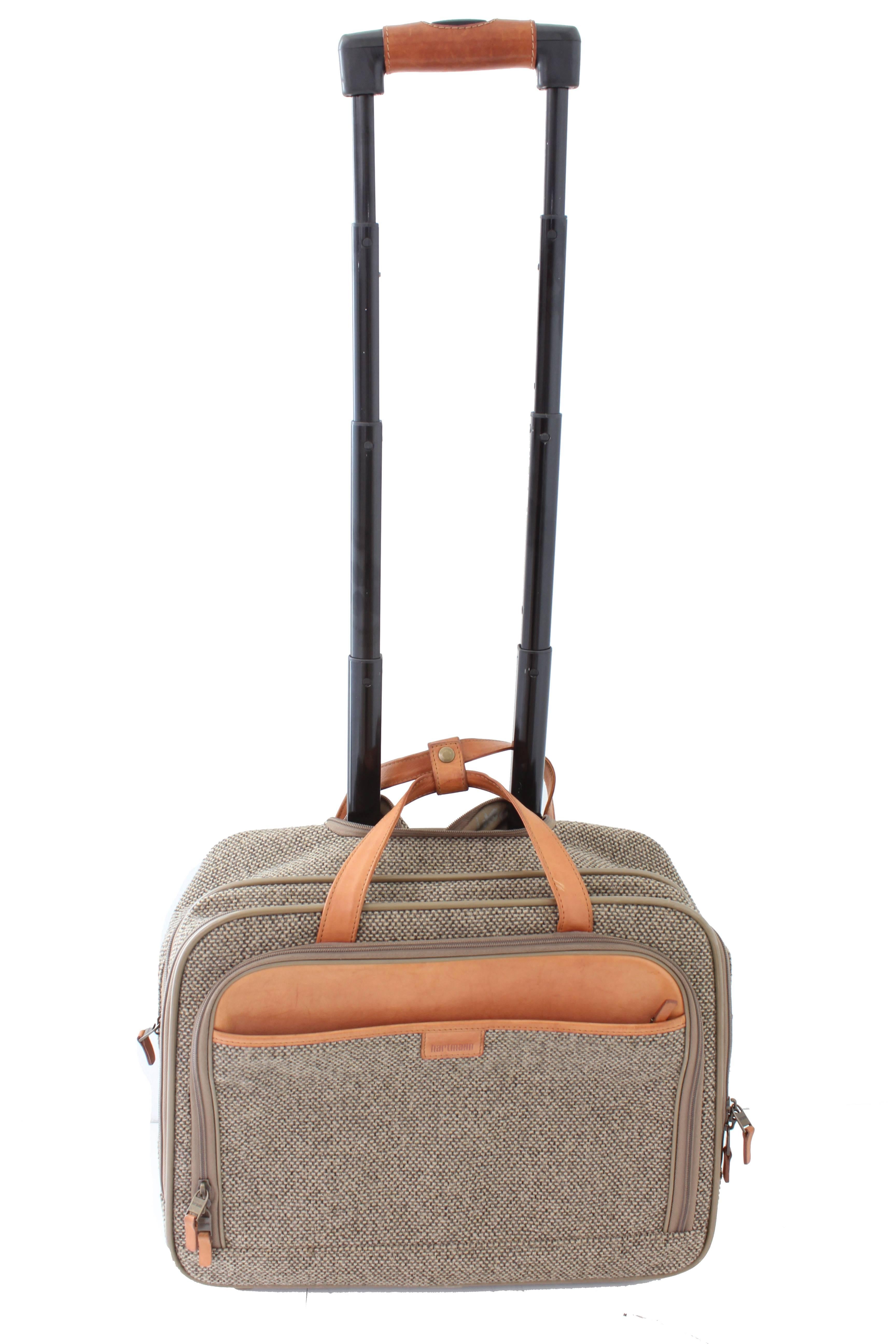 vintage hartmann tweed luggage