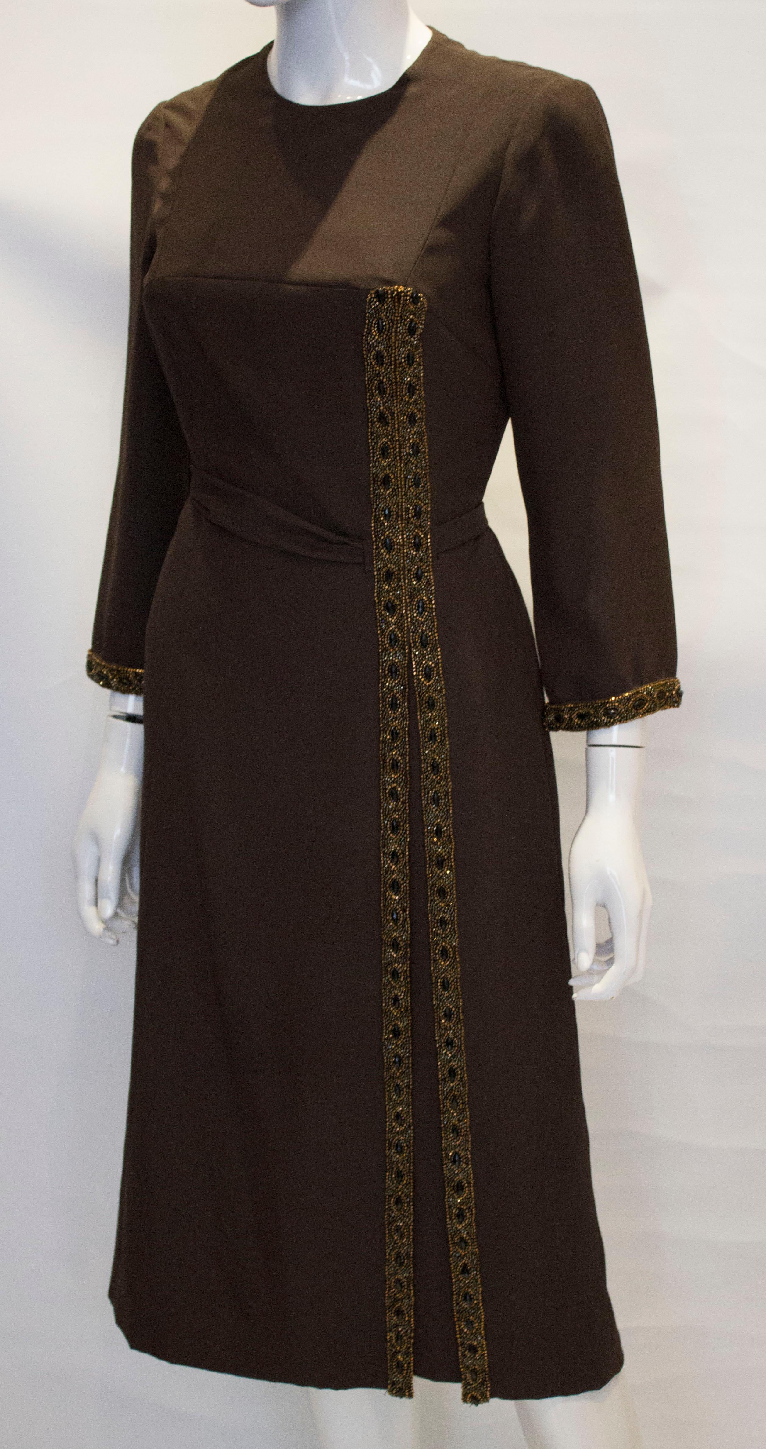 Vintage Hartnell Dress In Good Condition For Sale In London, GB
