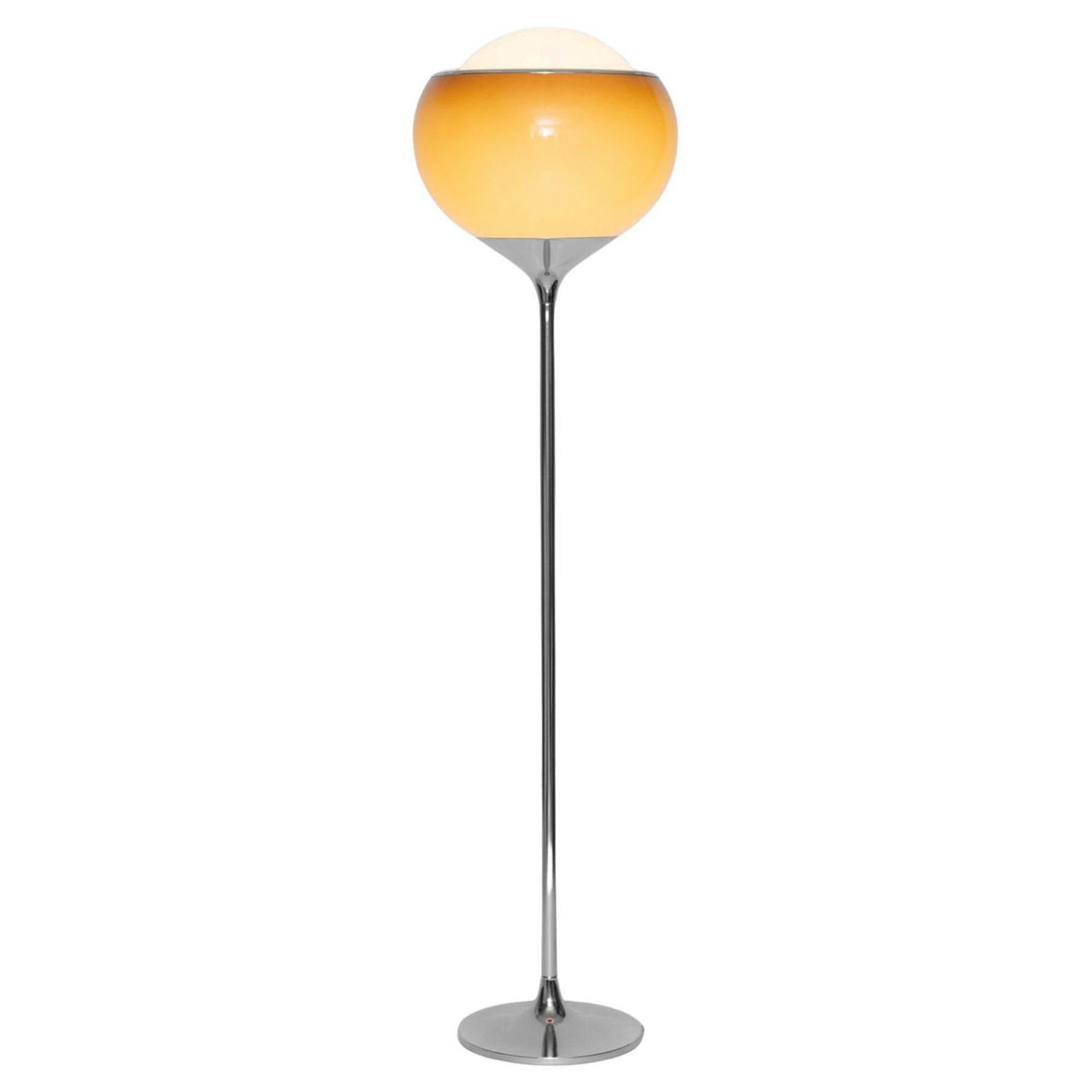 Vintage Harvey Guzzini Bud Grande Floor Lamp 1970s
