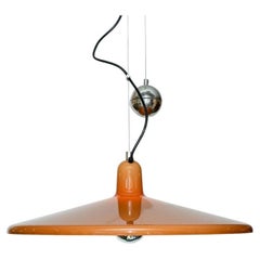 Vintage Harvey Guzzini Suspension Lamp