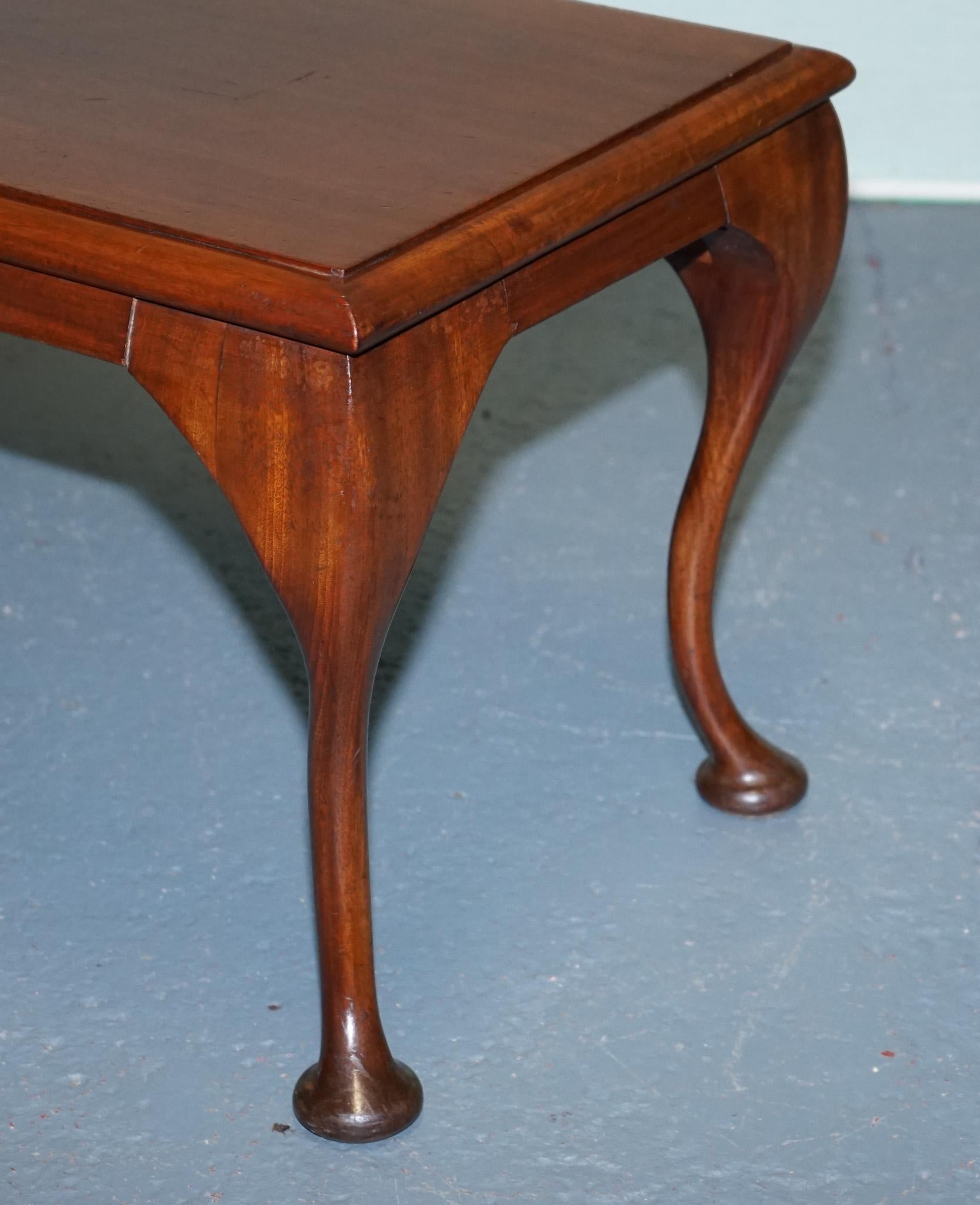 ViNTAGE HARWOOD QUEEN ANNE STYLE LOW TABLE im Angebot 3