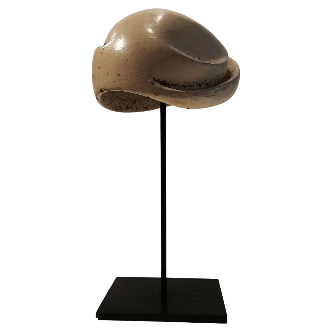 Vintage Hat Form on Stand  For Sale