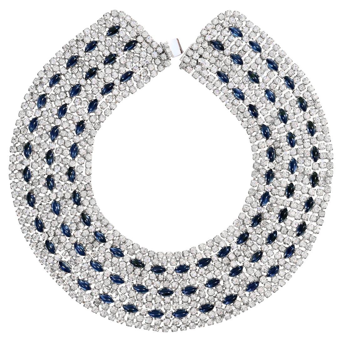 diamante choker necklace