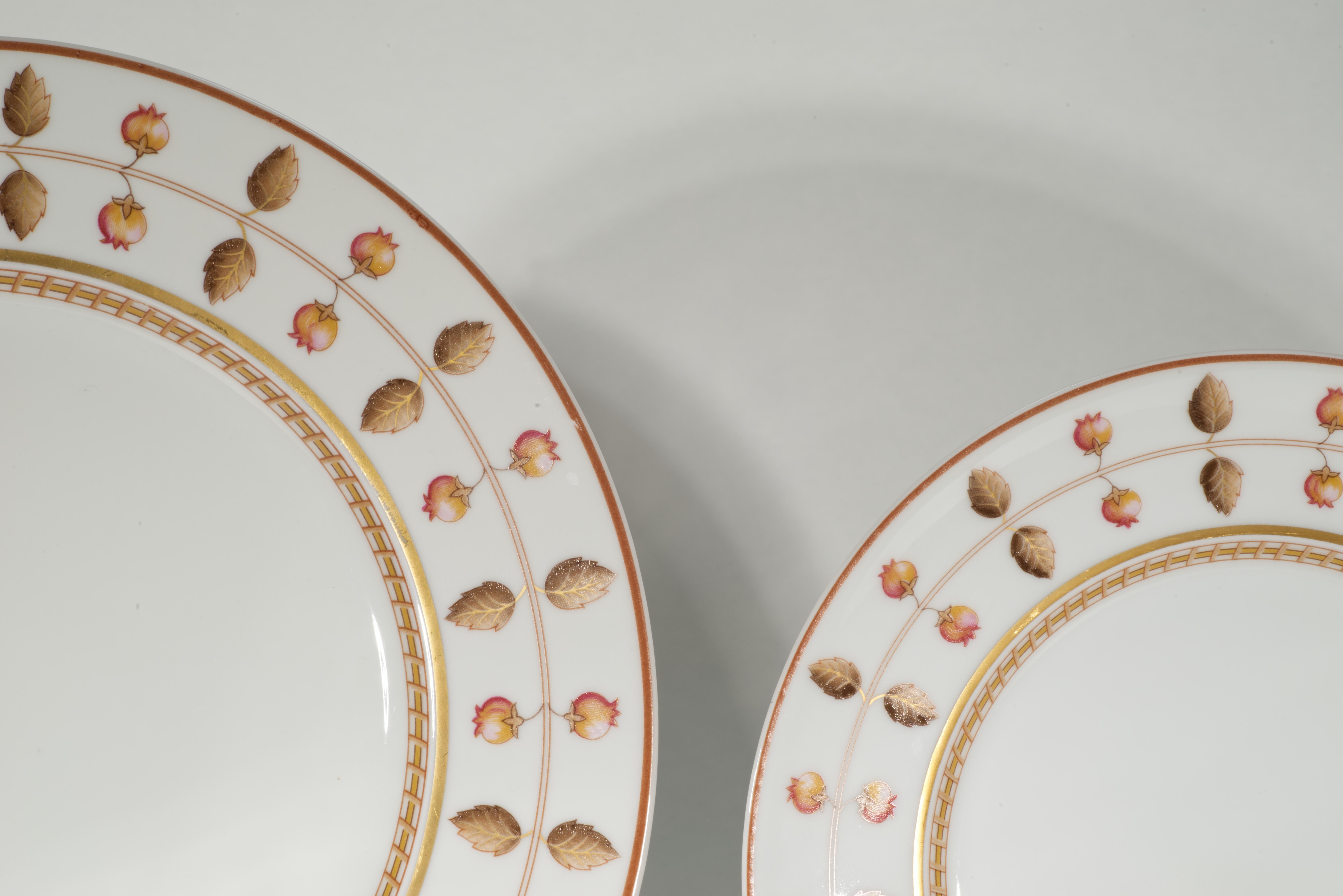 Vintage Haviland Limoges Juego de 4 Platos de Cena + 4 de Ensalada Patrón Rivoli Francés en venta