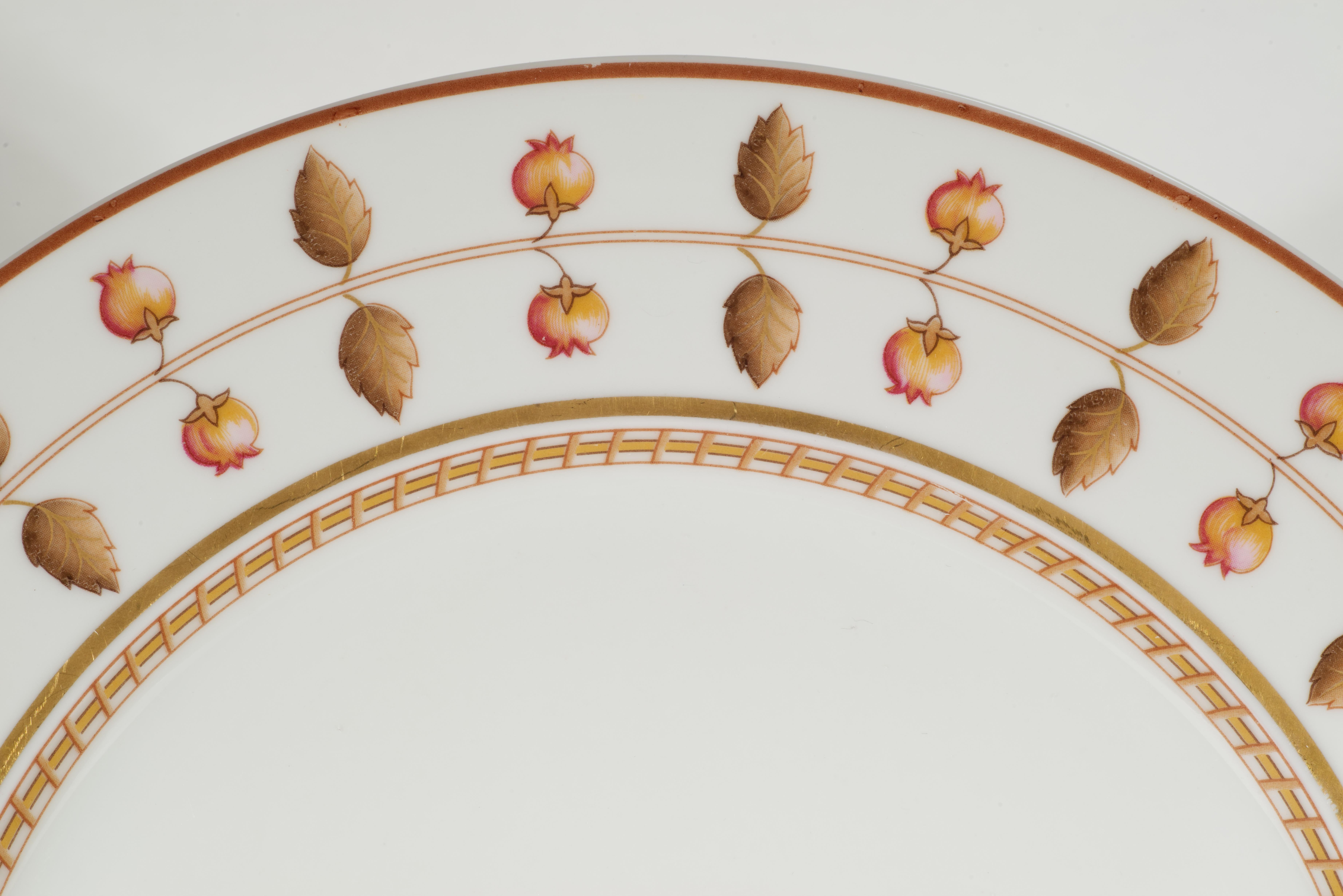 Vintage Haviland Limoges Juego de 4 Platos de Cena + 4 de Ensalada Patrón Rivoli Cerámico en venta