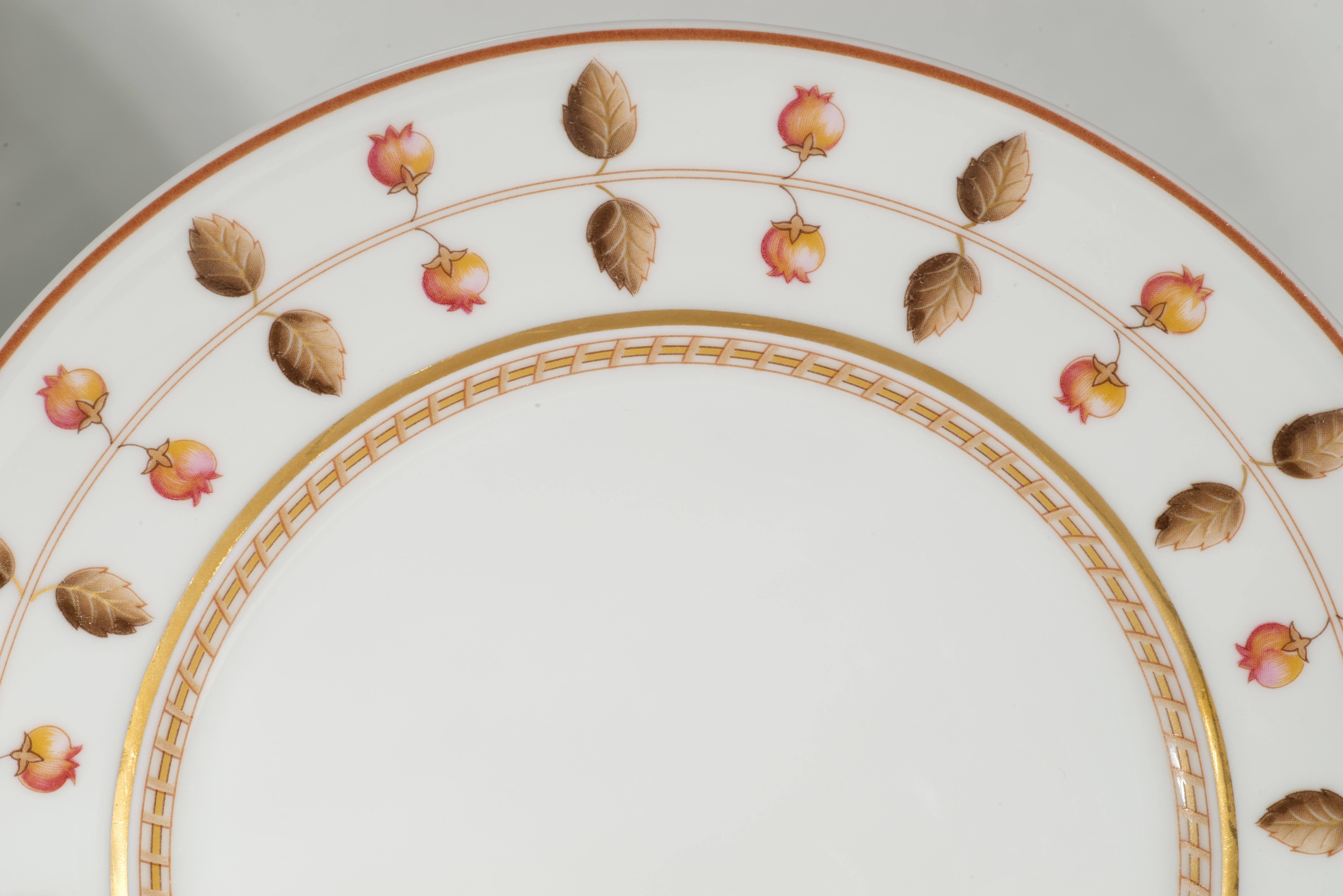 Vintage Haviland Limoges Juego de 4 Platos de Cena + 4 de Ensalada Patrón Rivoli en venta 1
