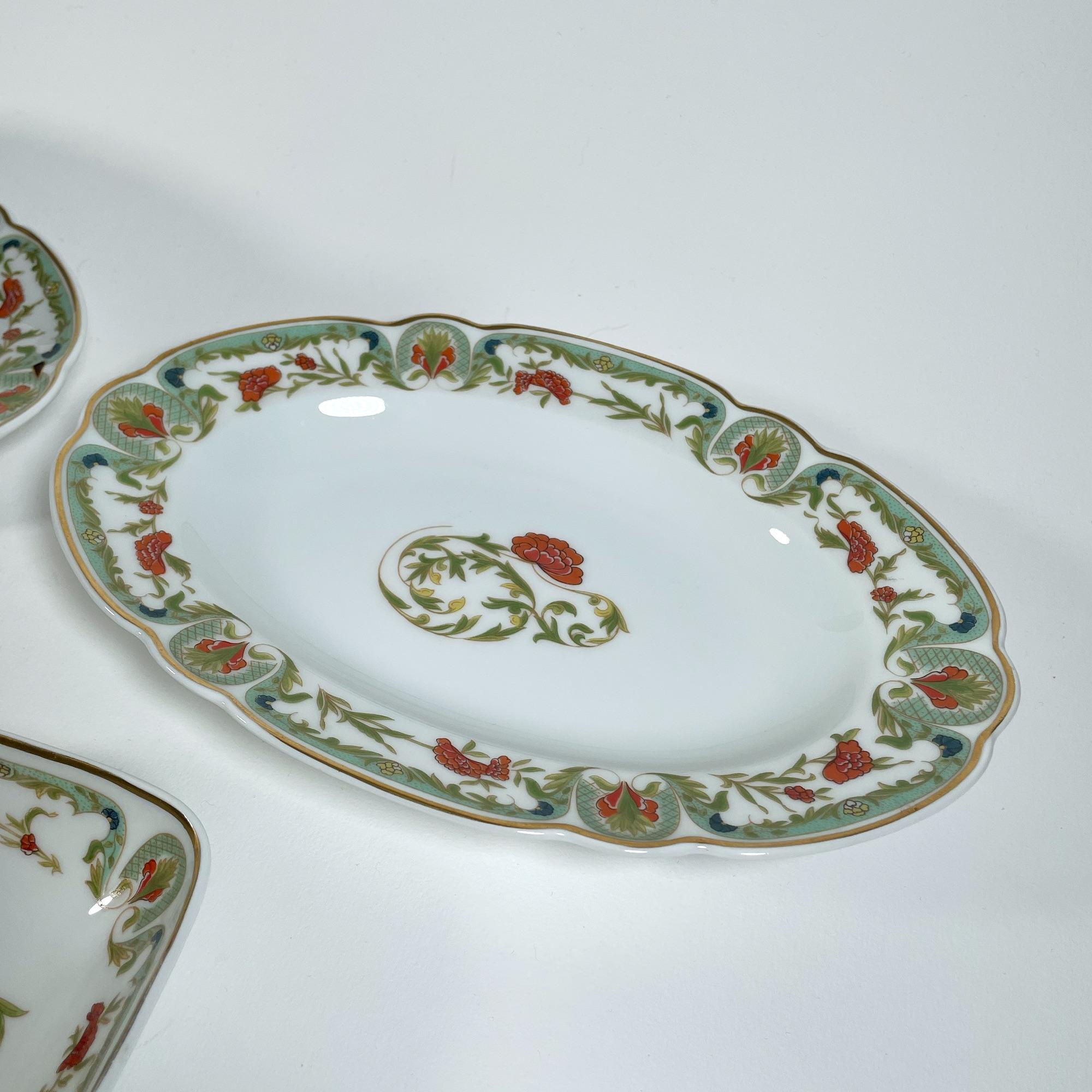 Haviland-Porzellan-Set - Mozart „Chantoung“ Limoges (1960er Jahre) (20. Jahrhundert) im Angebot
