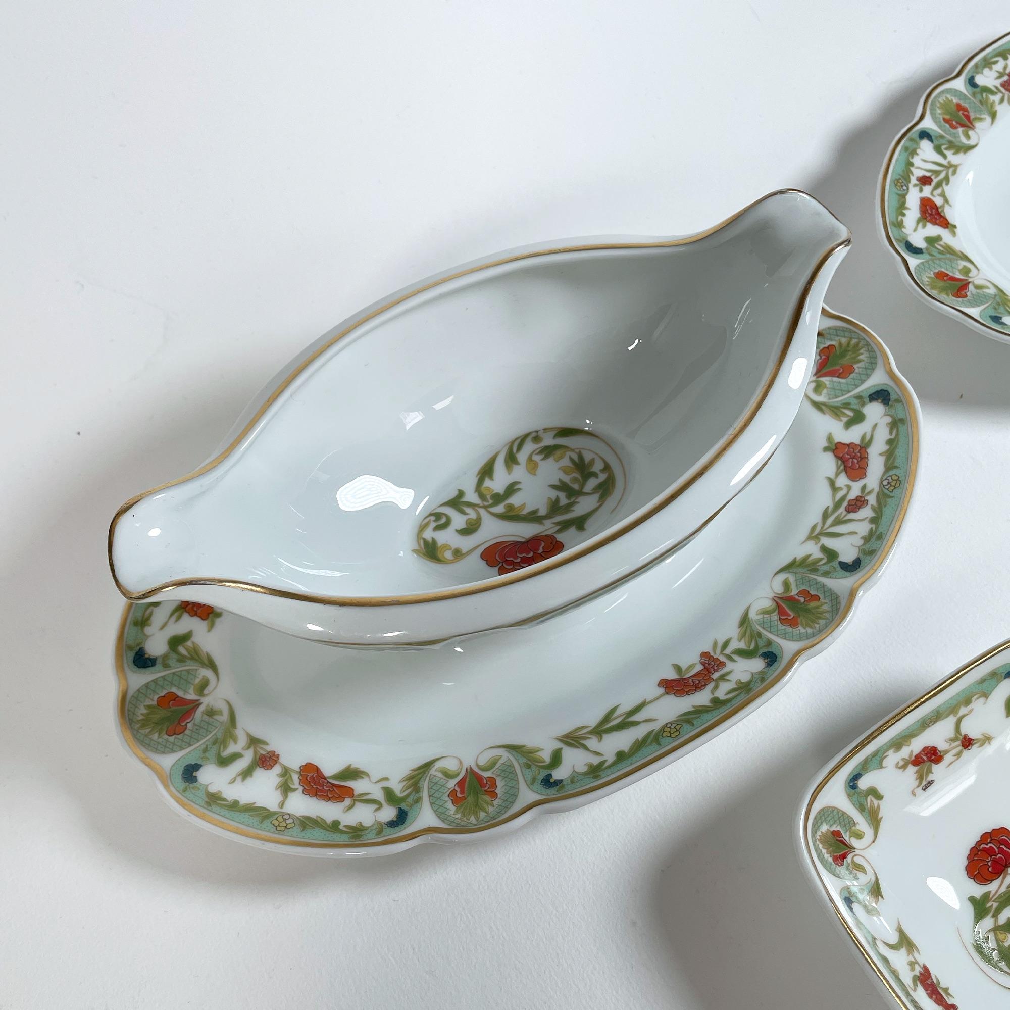 Haviland-Porzellan-Set - Mozart „Chantoung“ Limoges (1960er Jahre) im Angebot 1