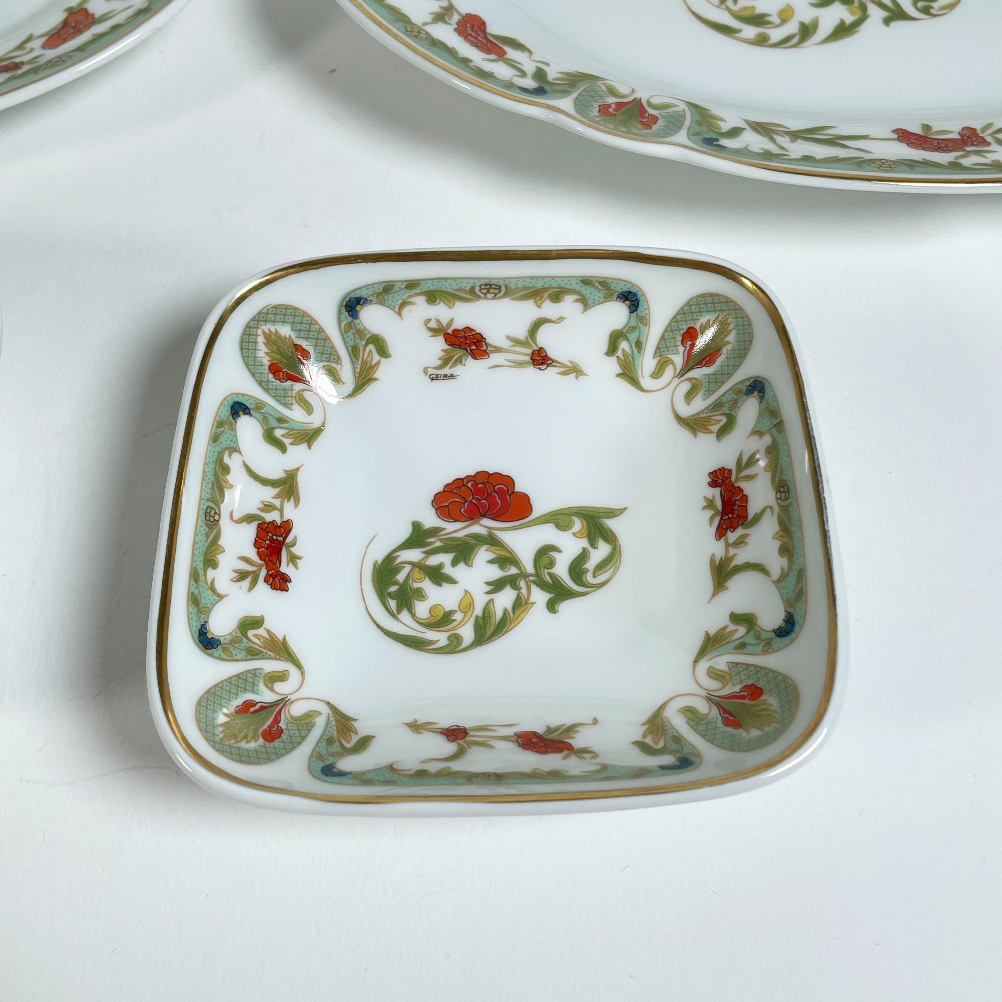 Haviland-Porzellan-Set - Mozart „Chantoung“ Limoges (1960er Jahre) im Angebot 3