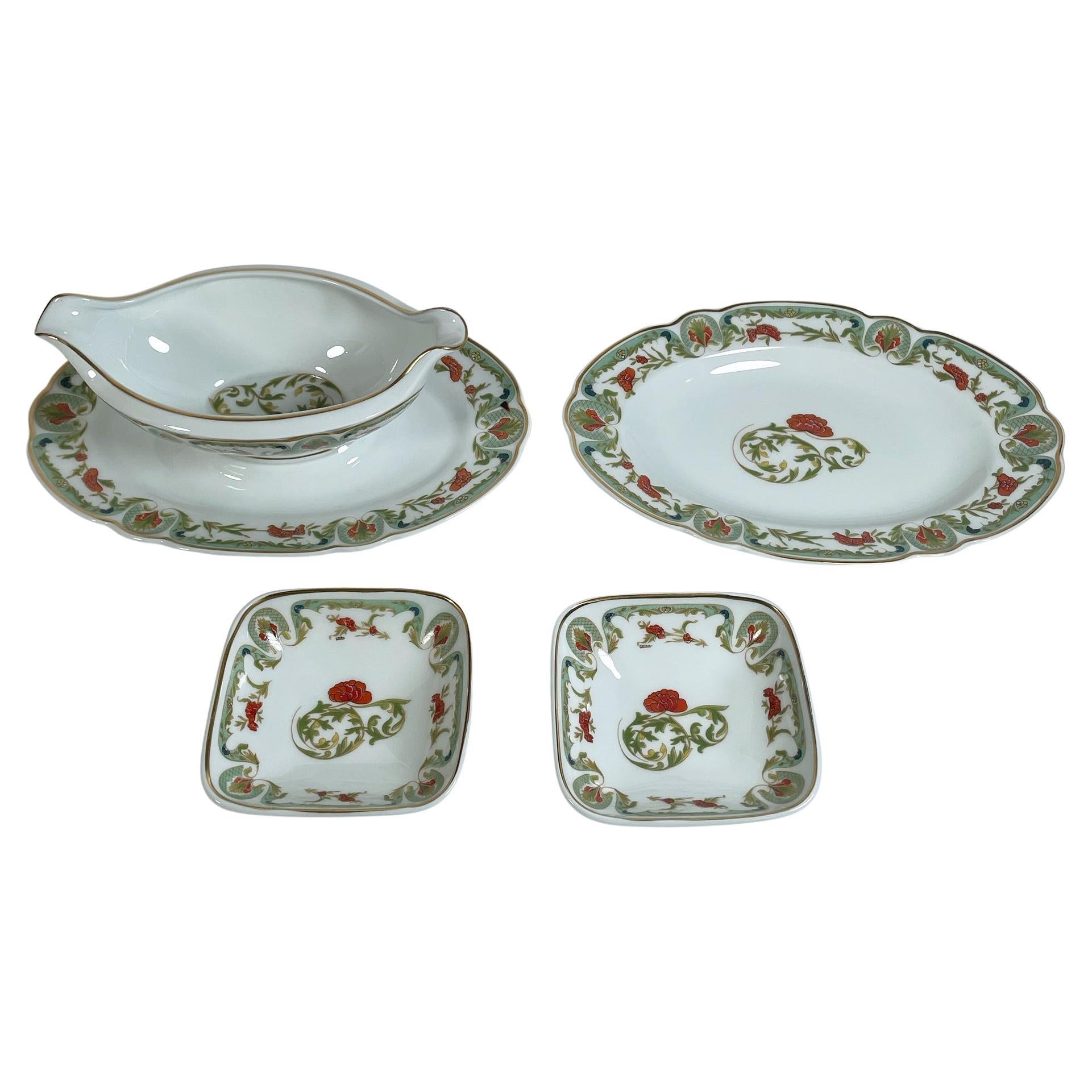 Vintage Haviland Porcelain Set - Mozart "Chantoung" Limoges (1960s)
