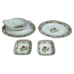 Juego de porcelana vintage Haviland - Mozart "Chantoung" Limoges (años 60)