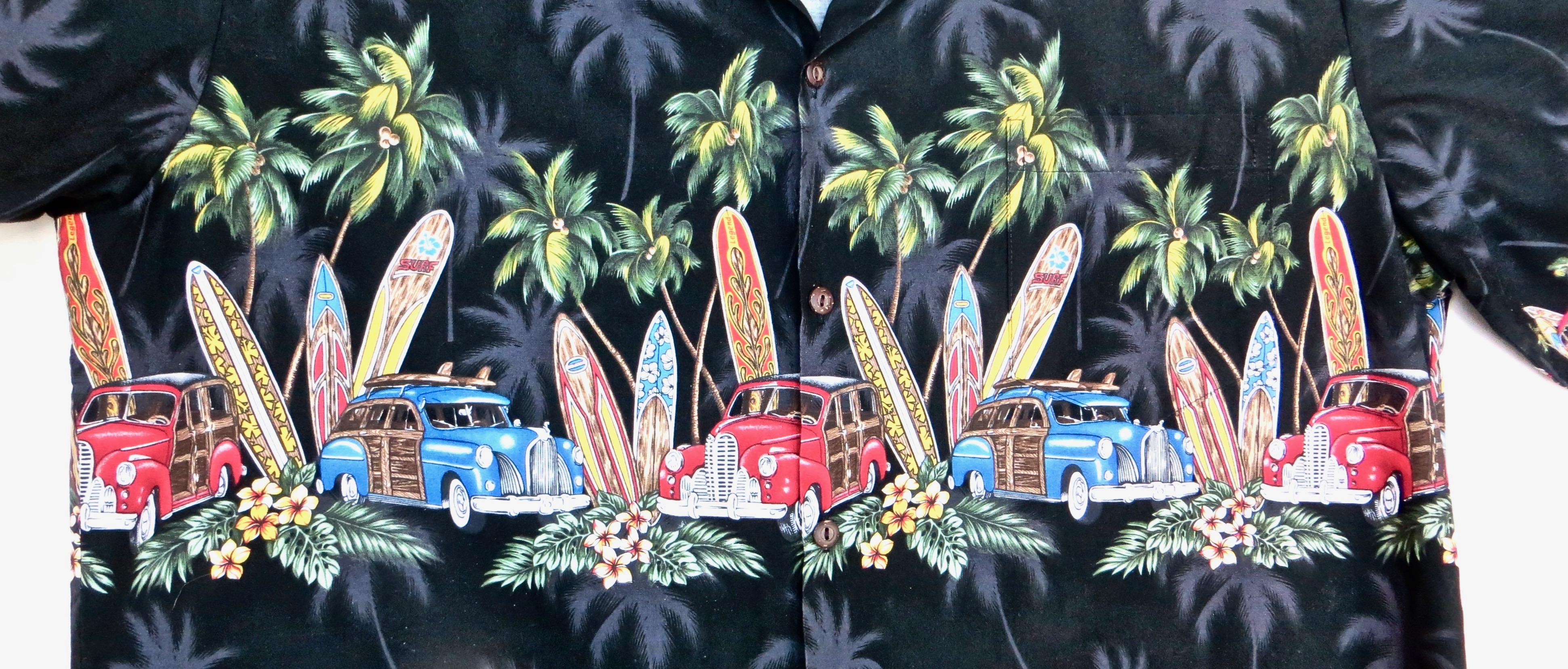 surfboard hawaiian shirt