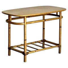 Tavolino vintage in acero duro Haywood Wakefield