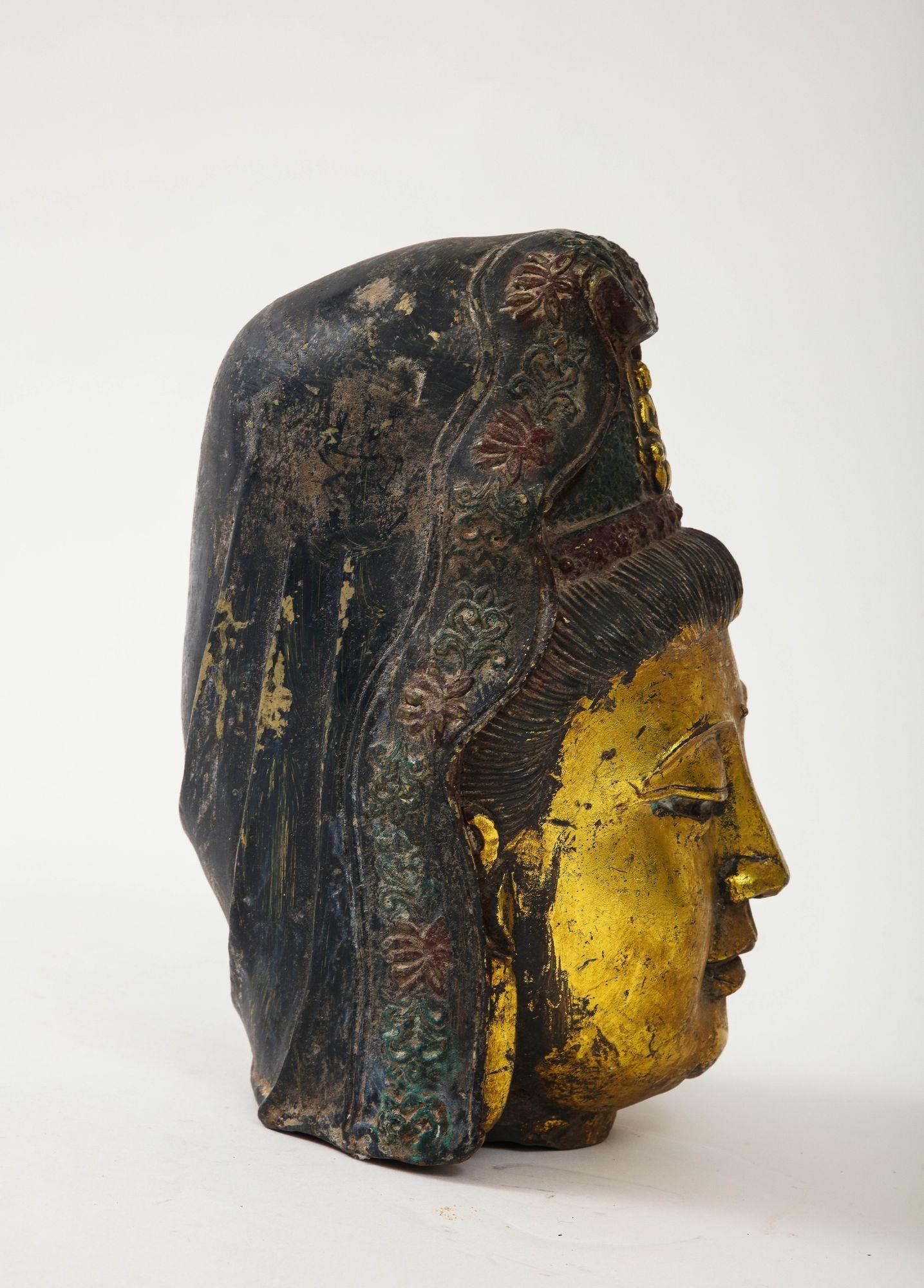 Ferro Testa di Quan Yin vintage in vendita