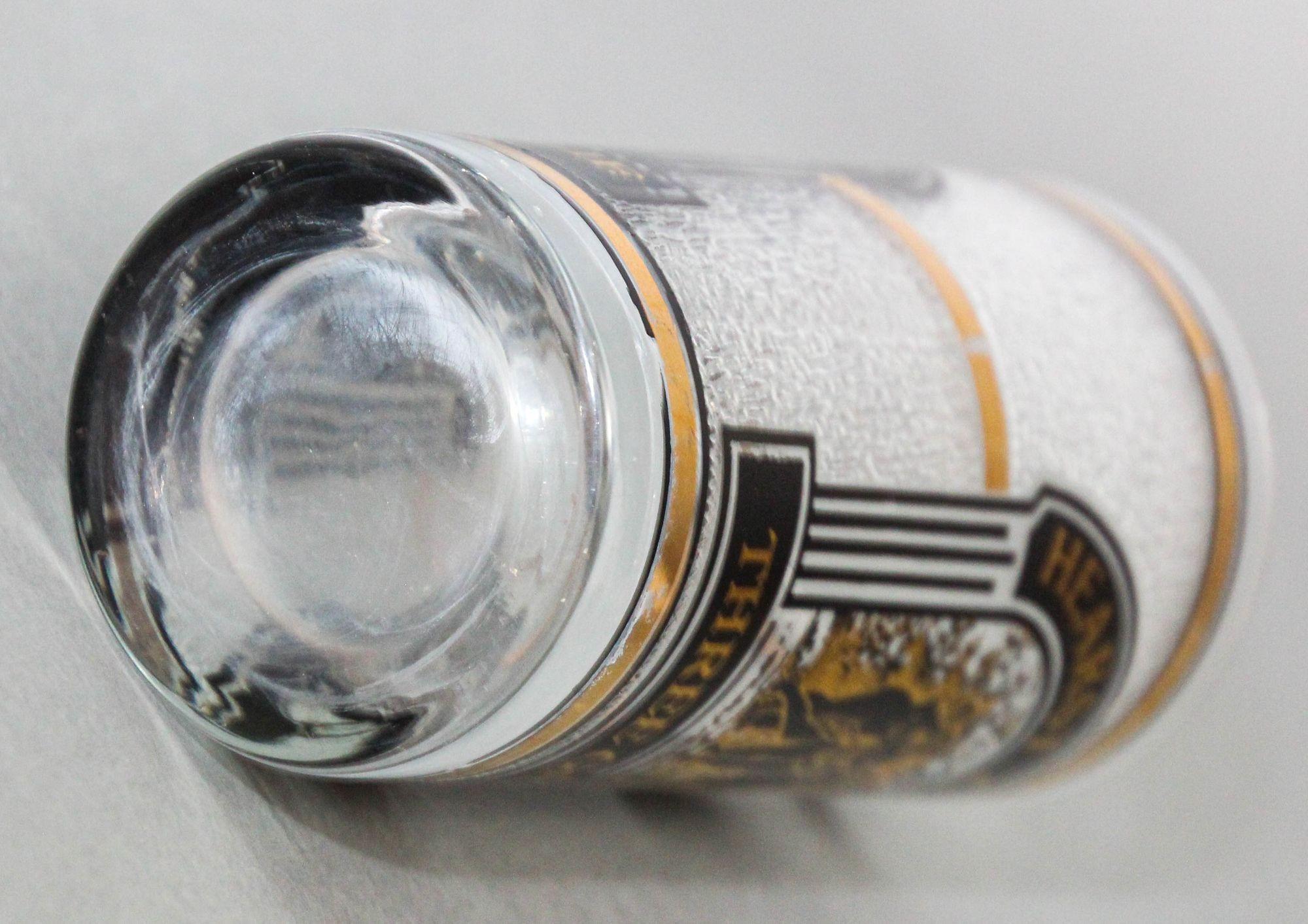 Vintage Hearst Castle Collectible Highball Glass with the 3 Graces San Simeon CA For Sale 4
