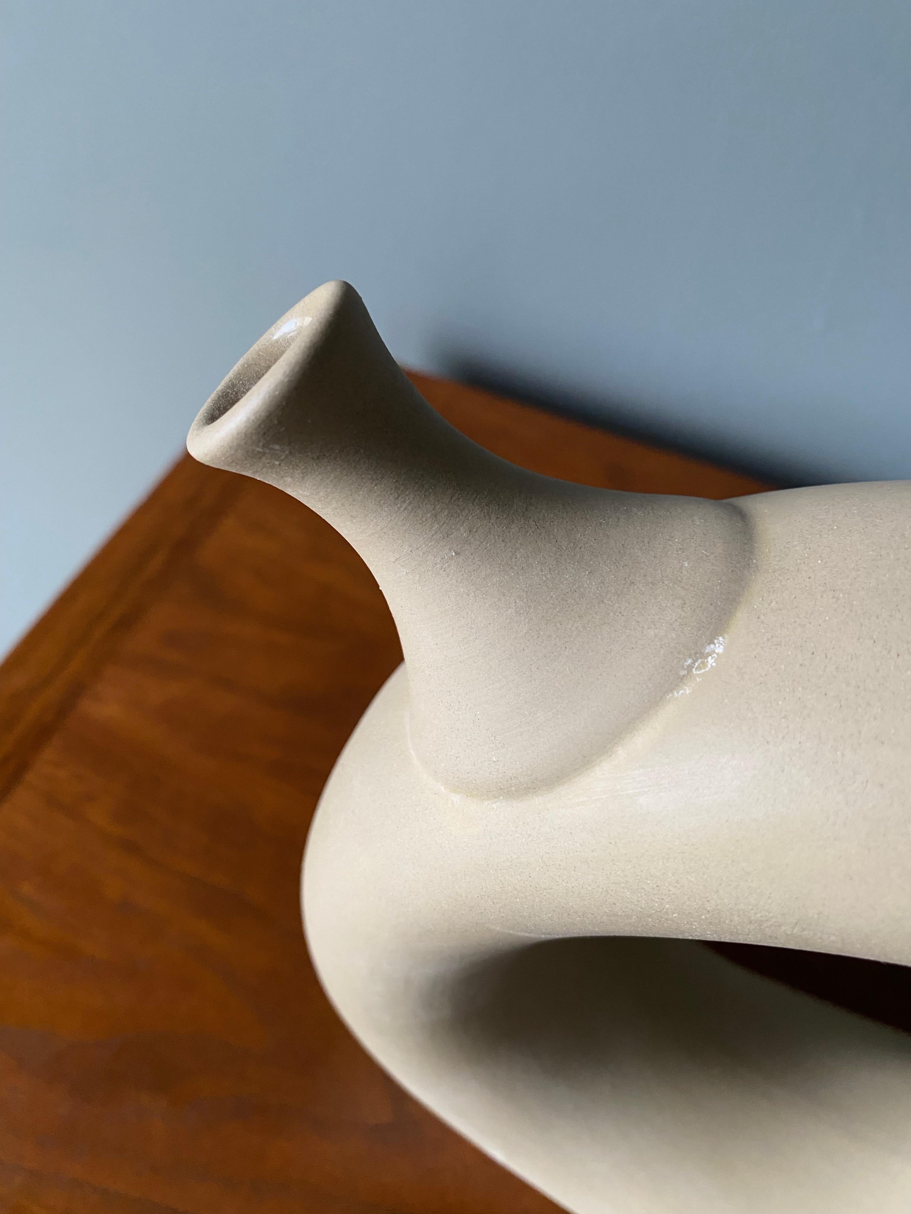 Ceramic Vintage Hearthstone Terra Cotta Decanter