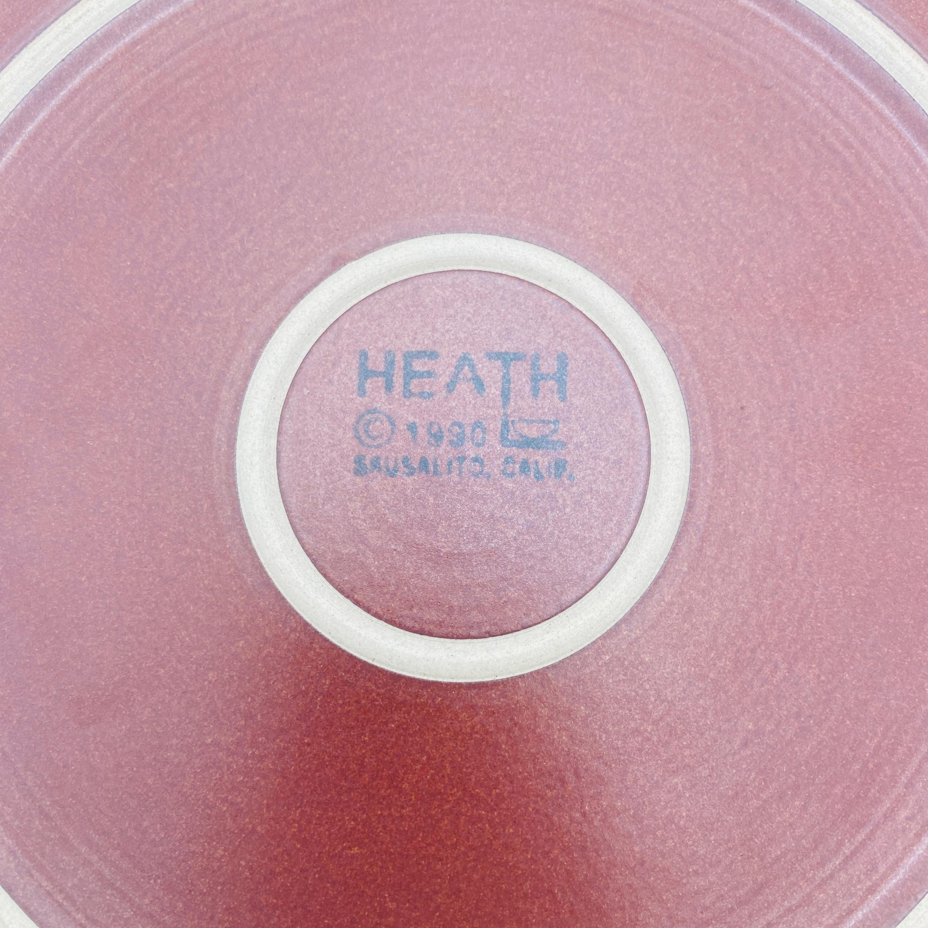 Vintage Heath Ceramics Teller Sausalito Kalifornien USA 1990 (amerikanisch) im Angebot