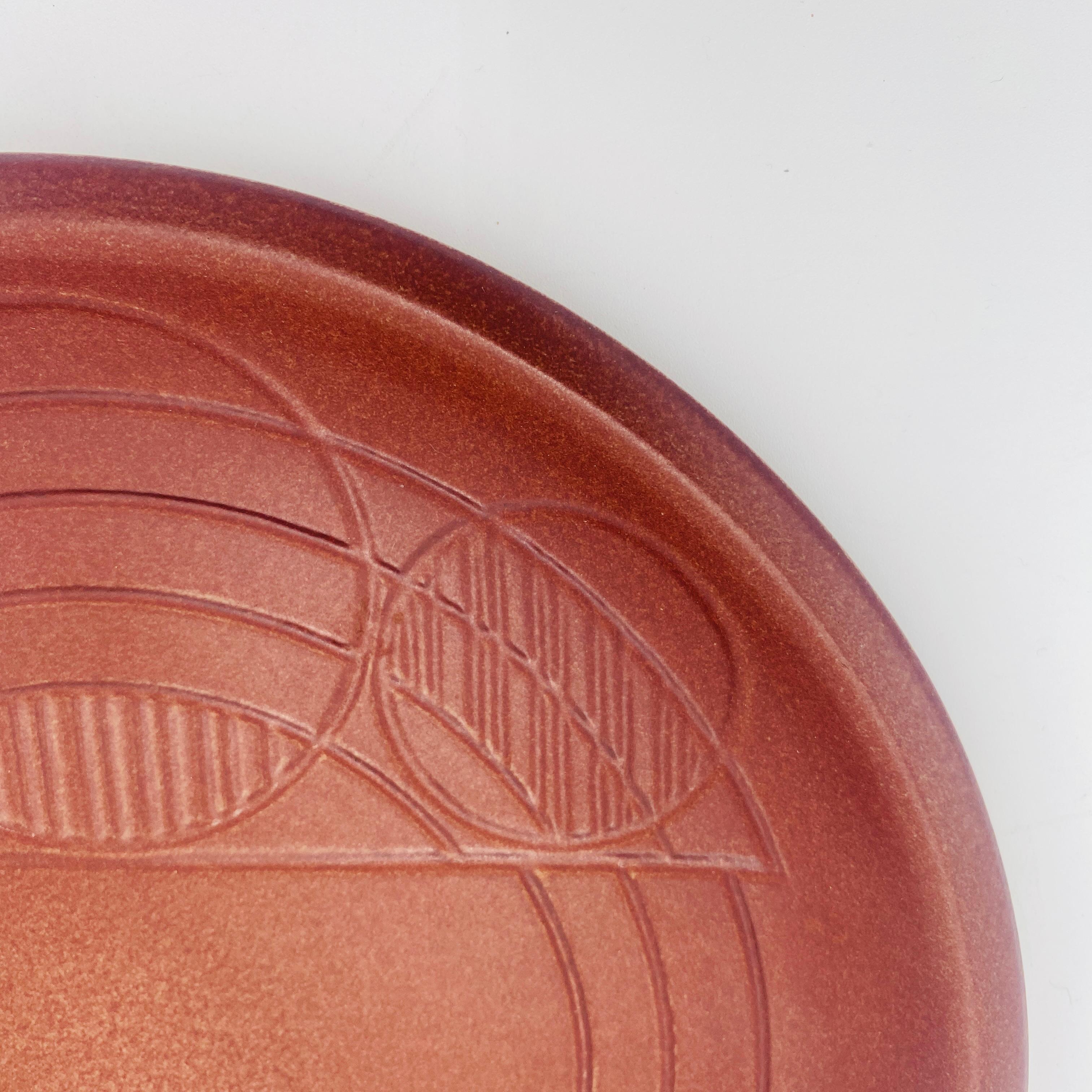 Vintage Heath Ceramics Teller Sausalito Kalifornien USA 1990 im Zustand „Gut“ im Angebot in San Juan Capistrano, CA