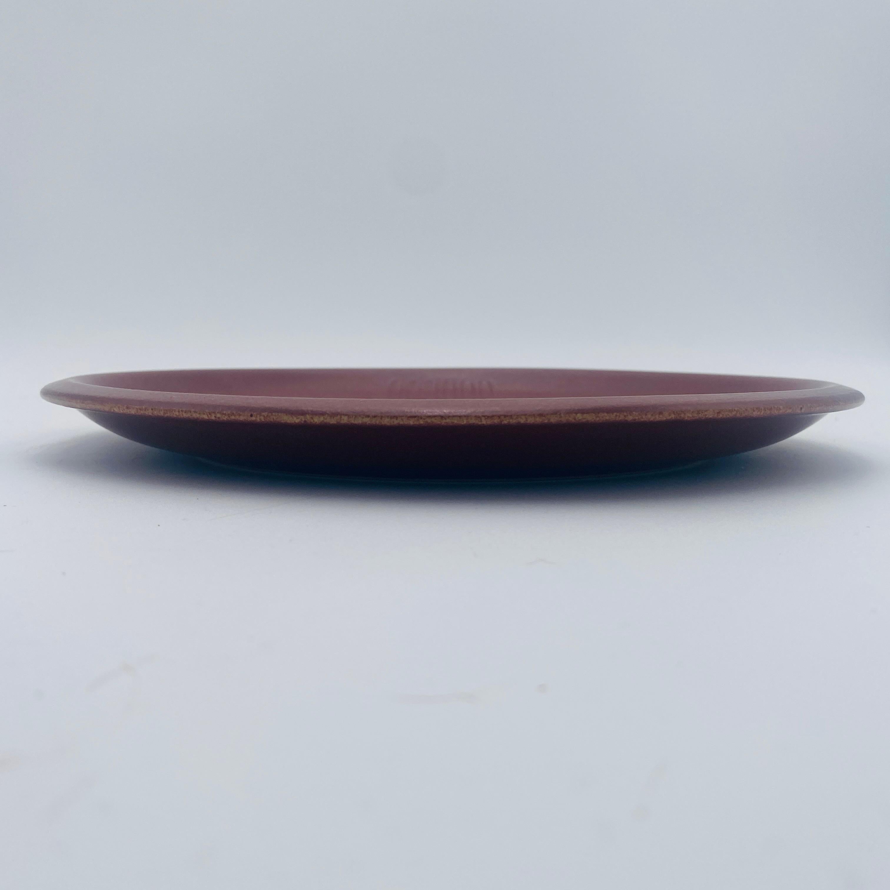 Vintage Heath Ceramics Teller Sausalito Kalifornien USA 1990 im Angebot 1