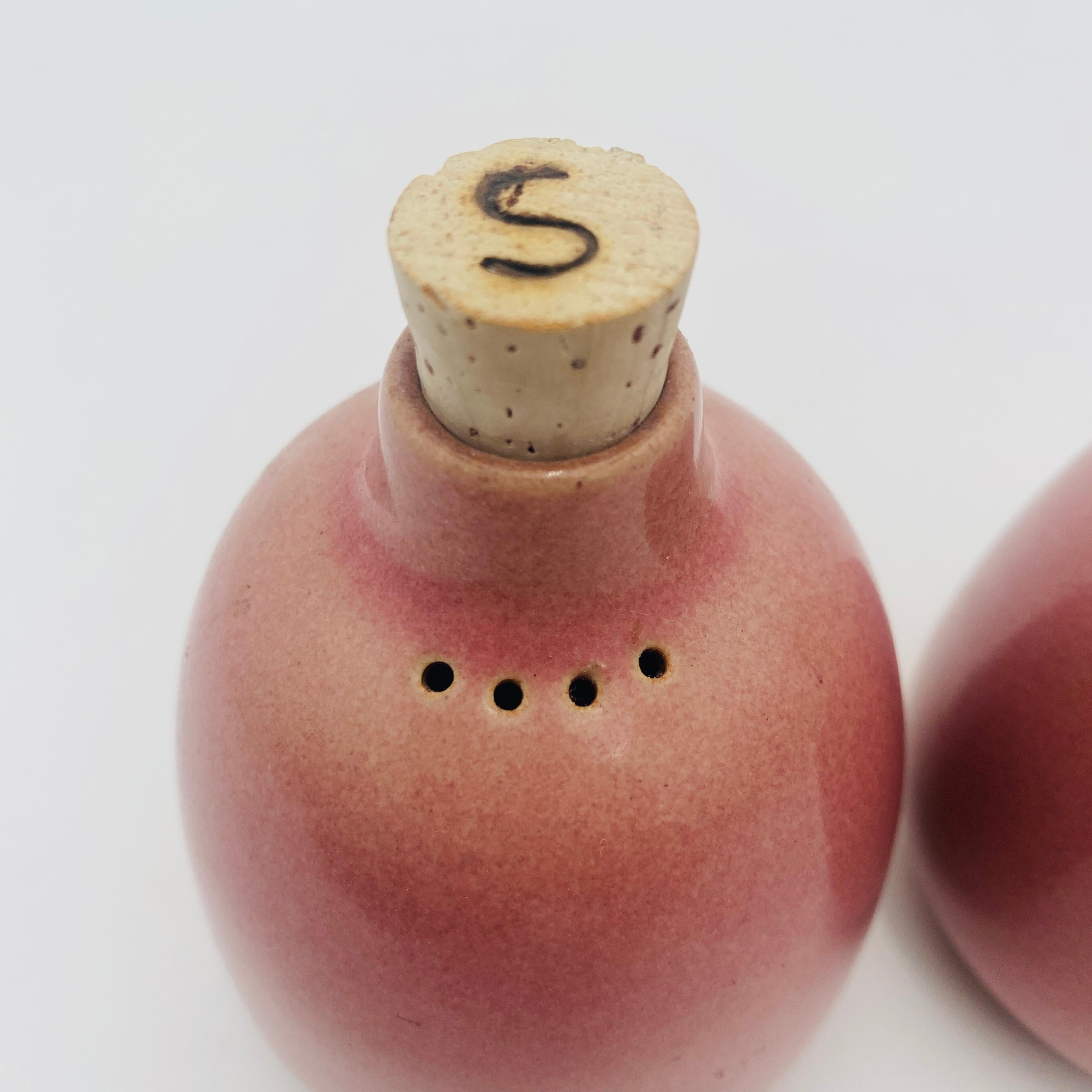Américain Sel et poivre vintage Heath Ceramics USA 1980 en vente
