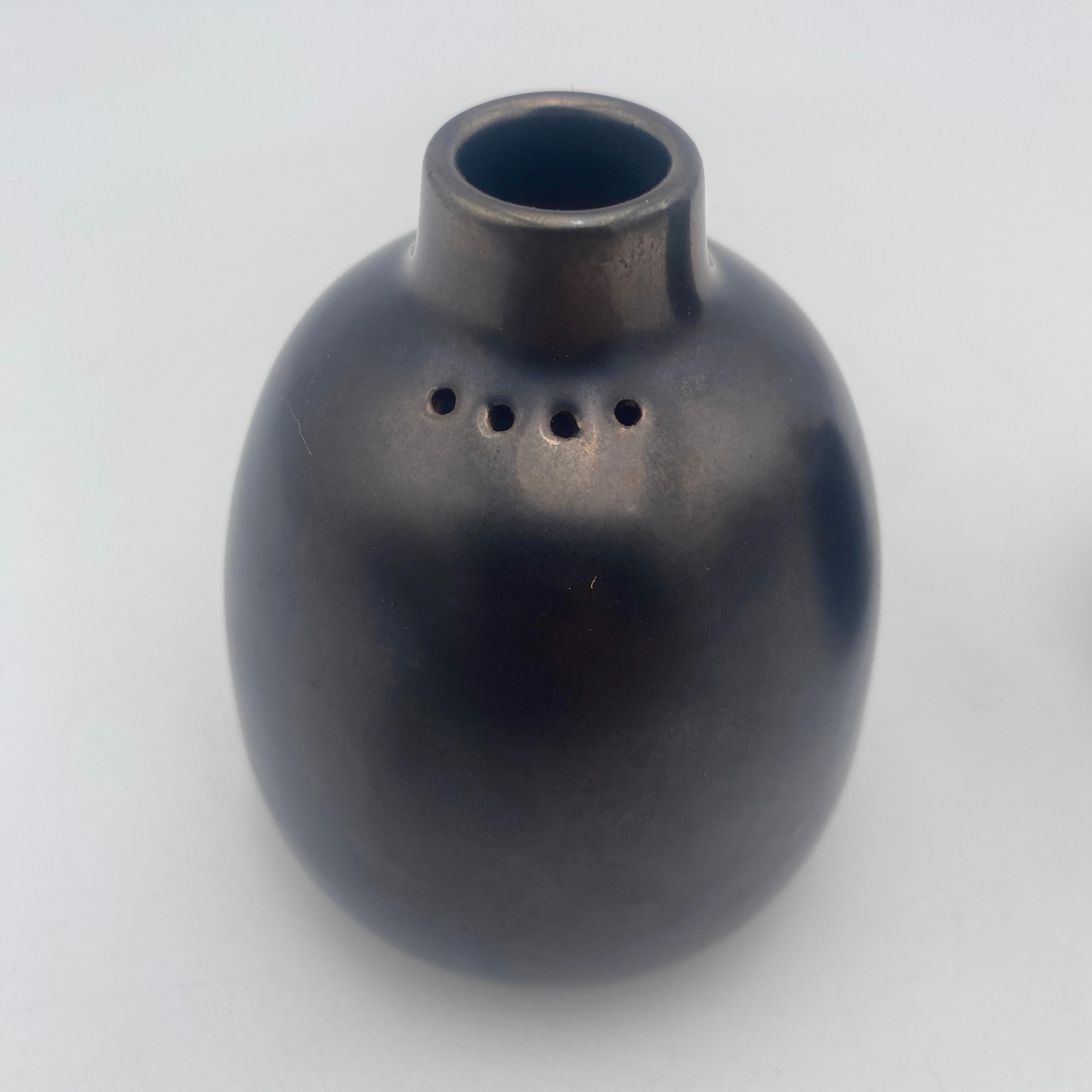 Vintage Heath Ceramics Salz & Pfeffer USA 1980er Jahre (Ende des 20. Jahrhunderts) im Angebot