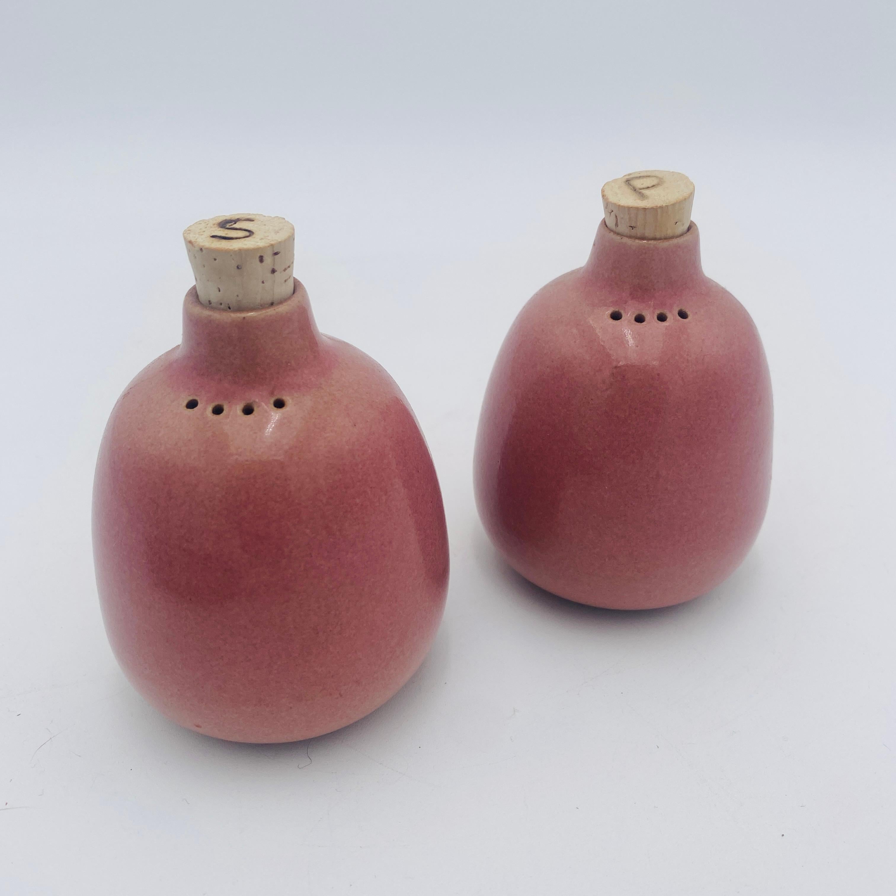 Céramique Sel et poivre vintage Heath Ceramics USA 1980 en vente