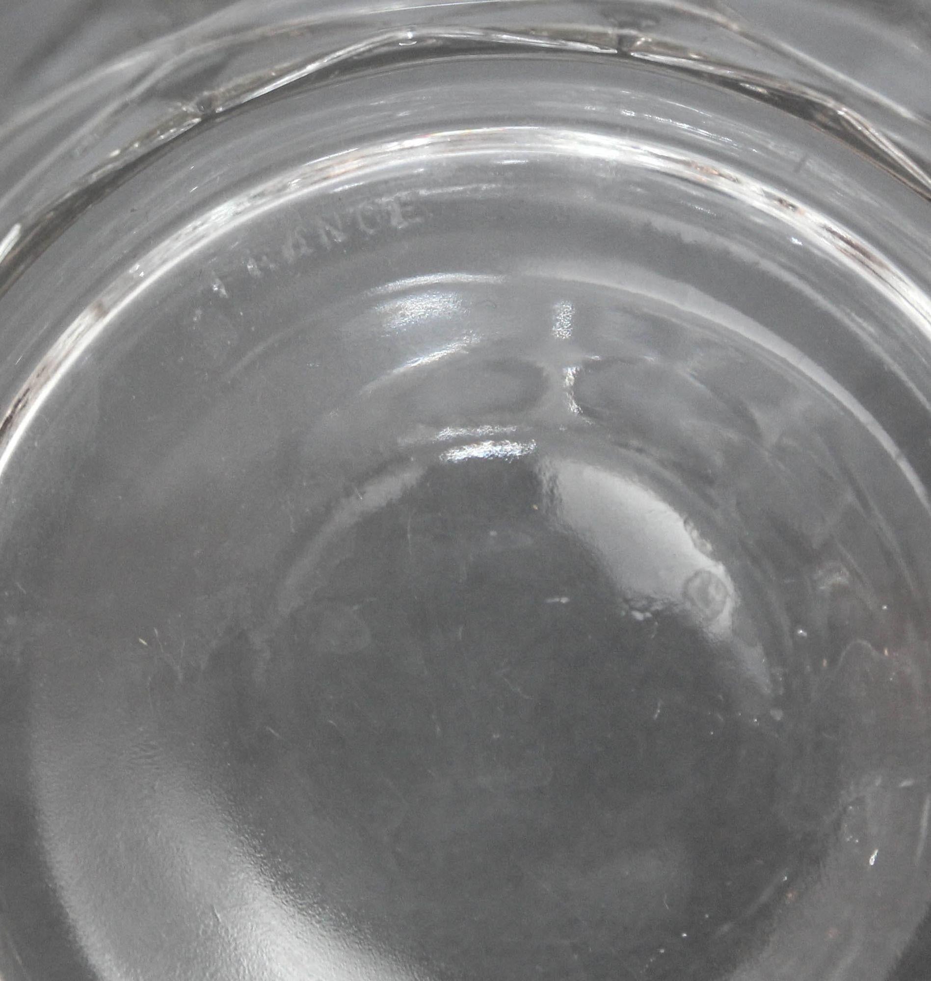 Vintage Heavy Cut Glass Ice Bucket Chivas Regal France 1980s For Sale 3