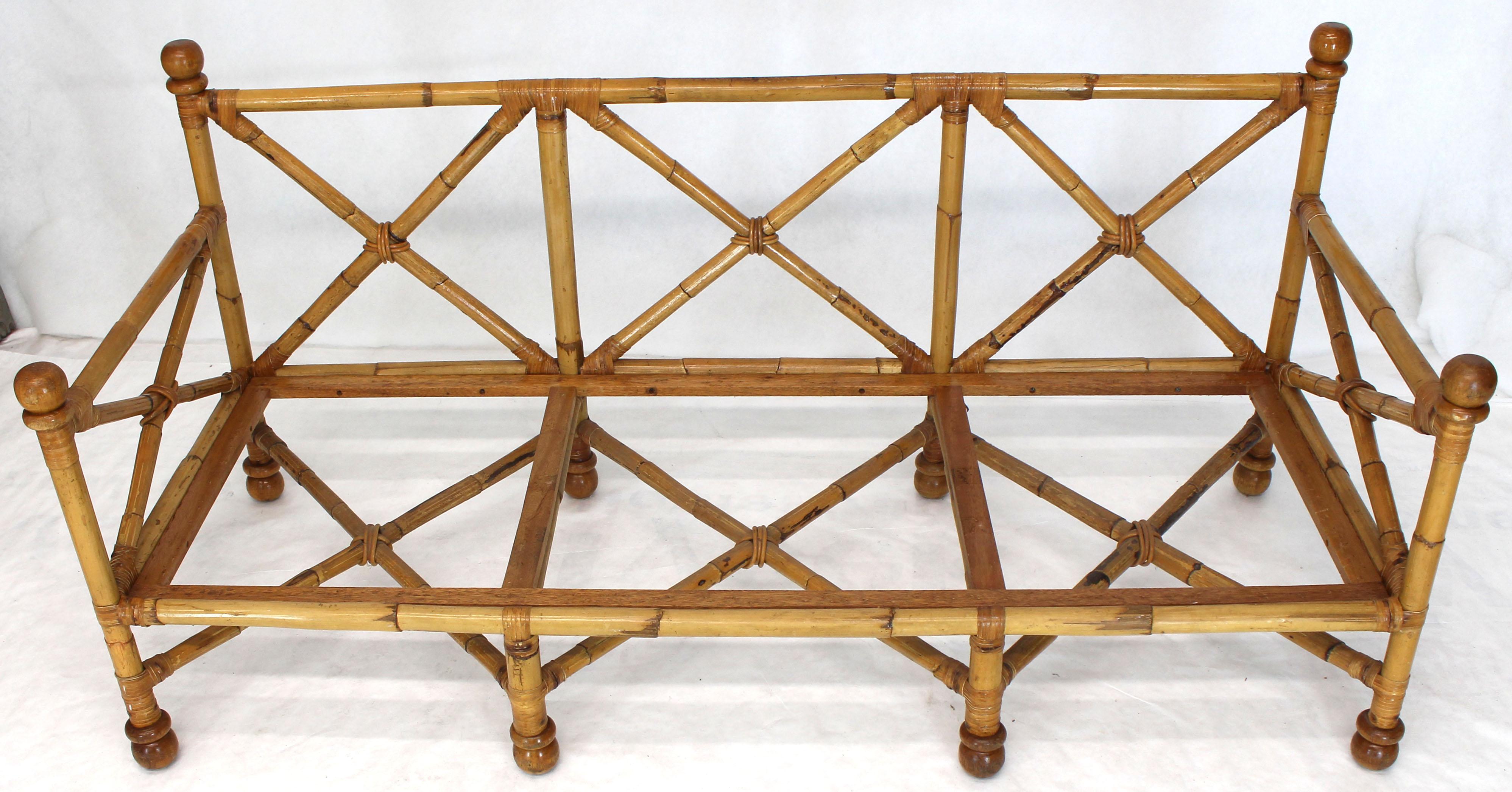 vintage bamboo sofa