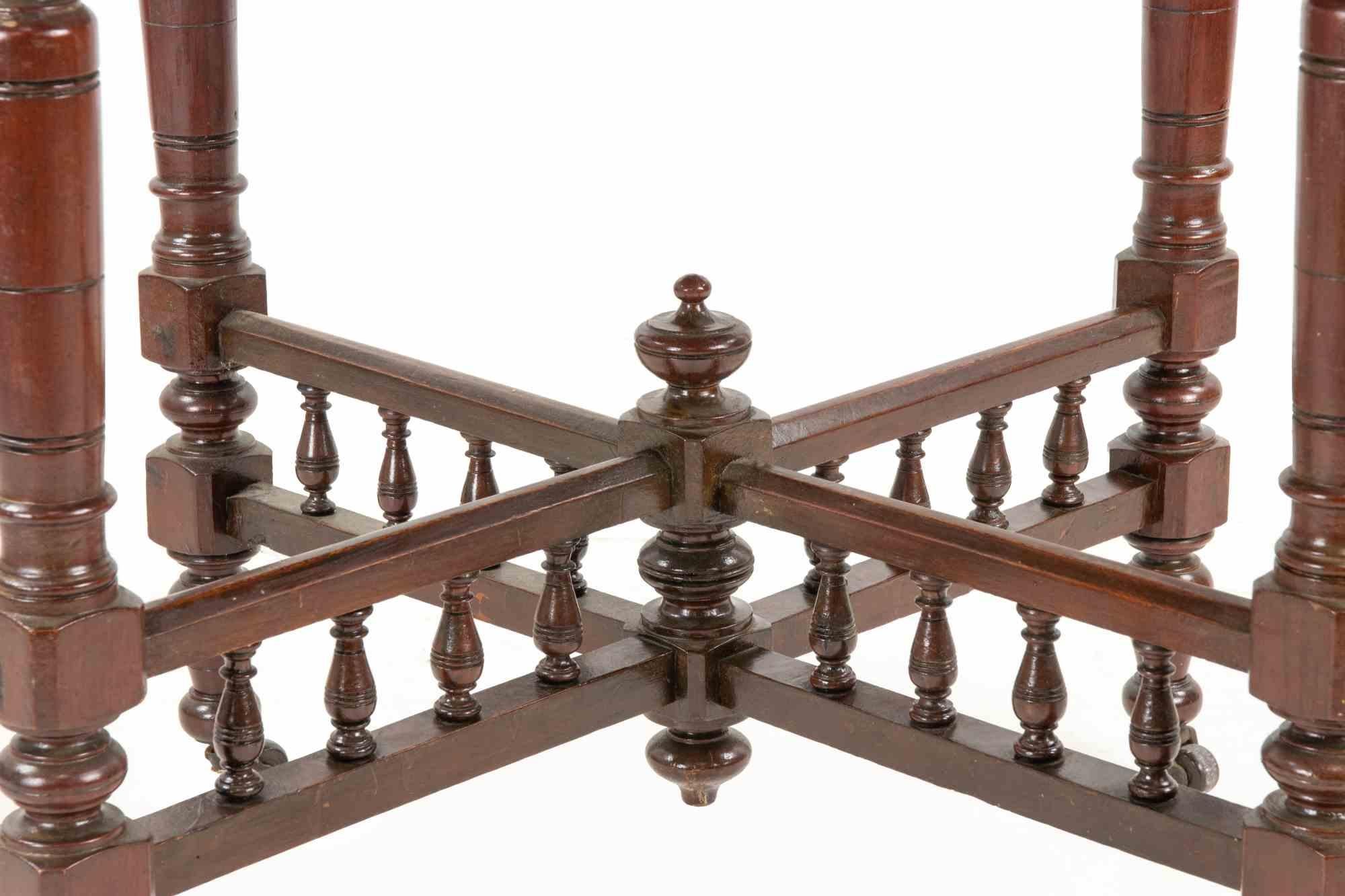 Table basse hexagonale vintage, milieu du 20e siècle Bon état - En vente à Roma, IT
