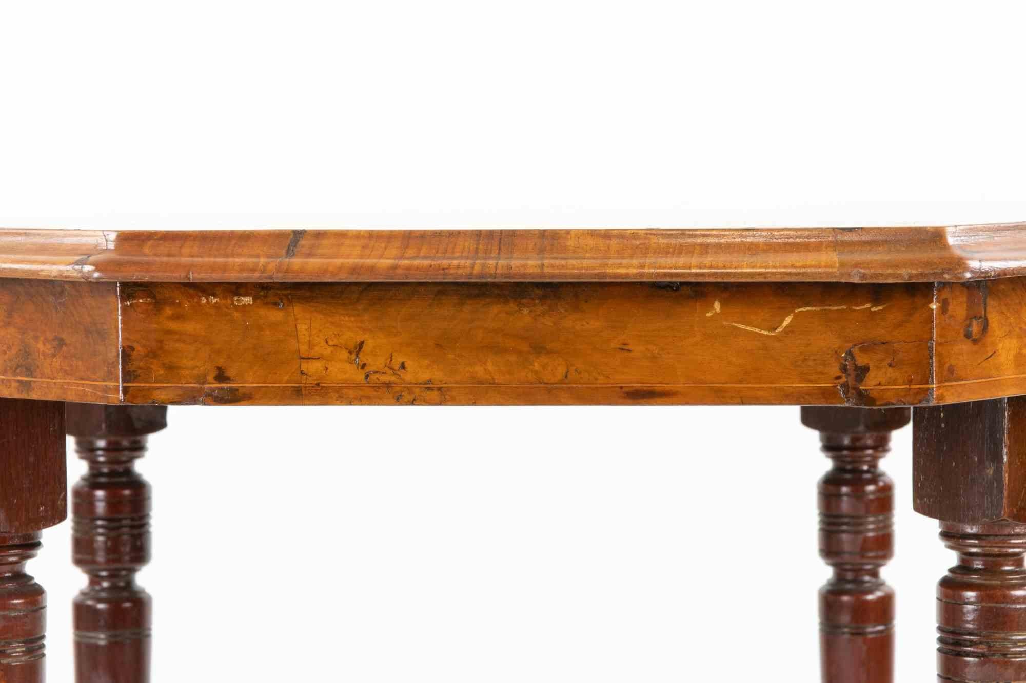20ième siècle Table basse hexagonale vintage, milieu du 20e siècle en vente
