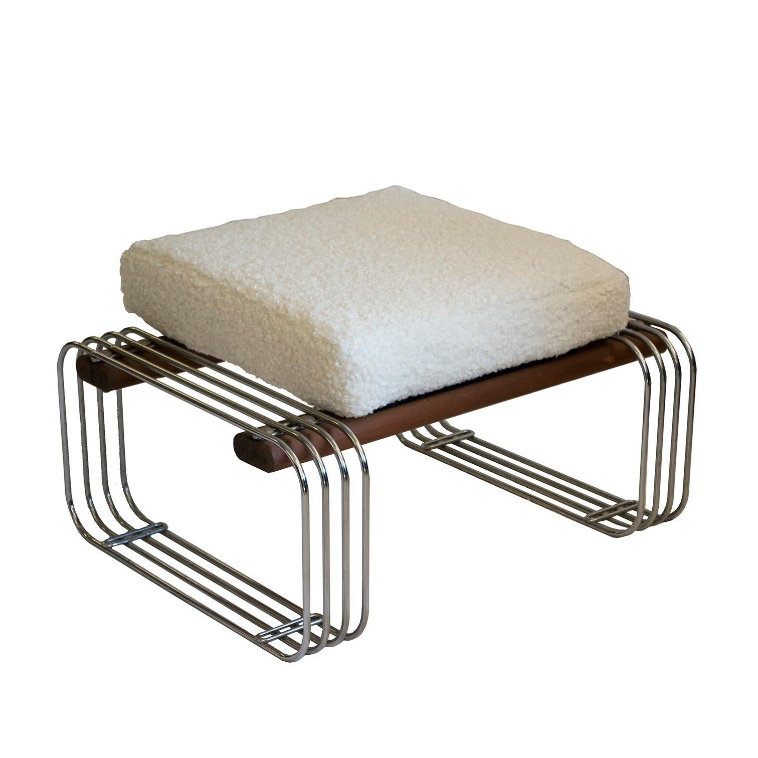 20th Century Vintage Heinz Meier for Landes Footstool