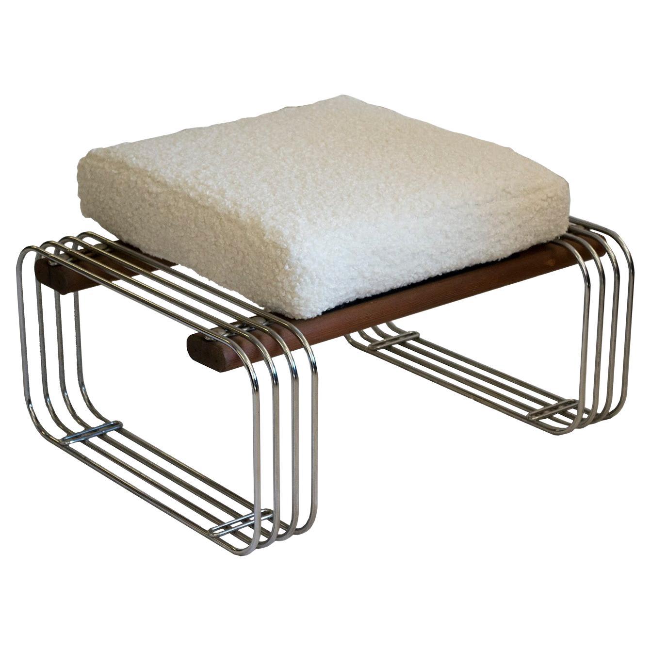 Vintage Heinz Meier for Landes Footstool 