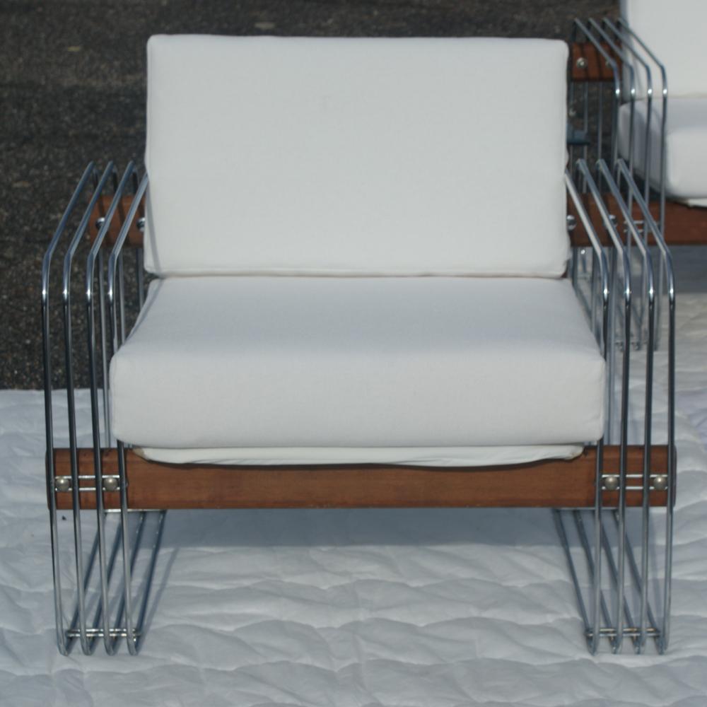 Mid-Century Modern  Vintage Heinz Meier Stendig Hausmann Lounge Chairs  For Sale