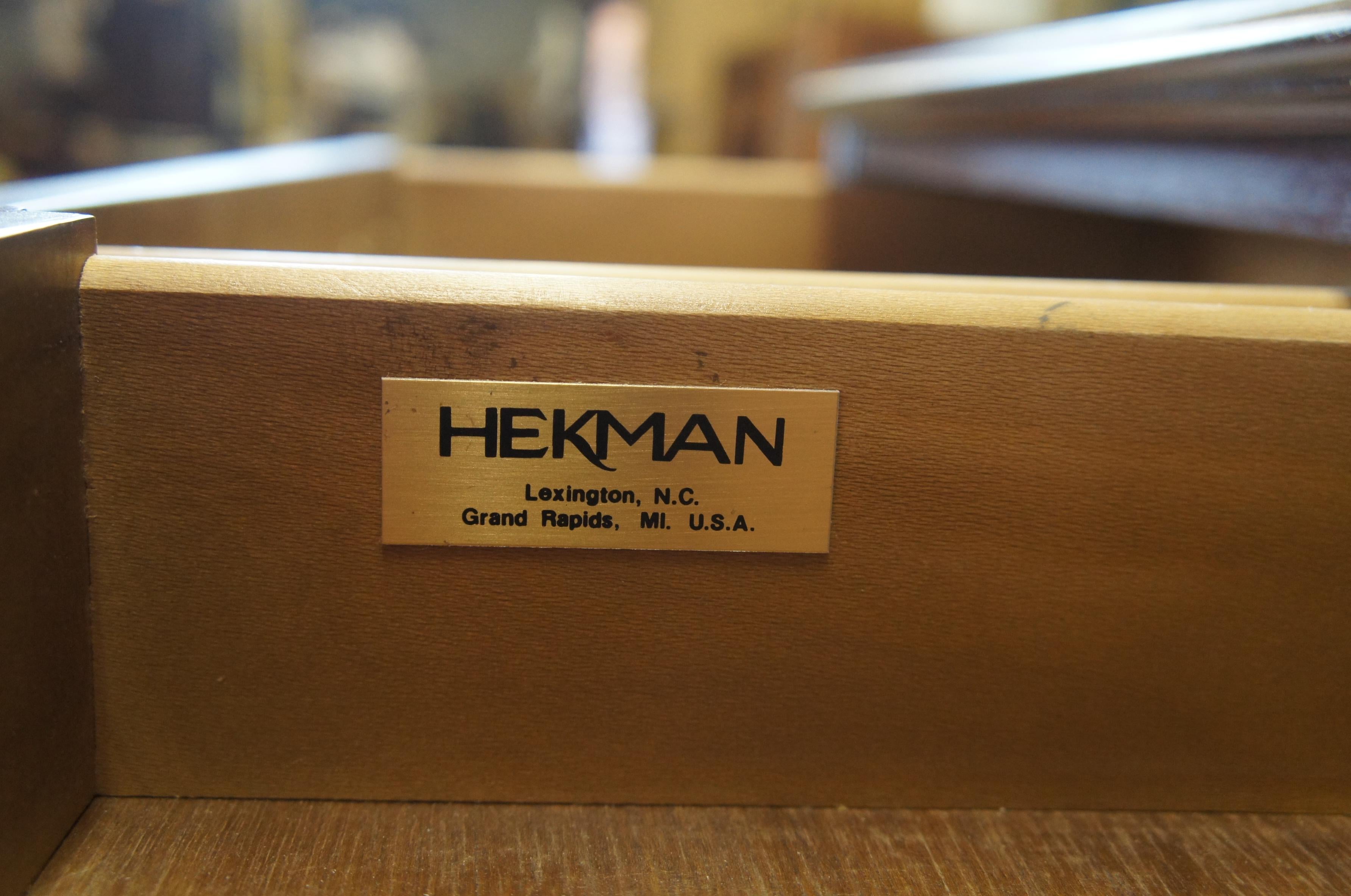 hekman desk vintage
